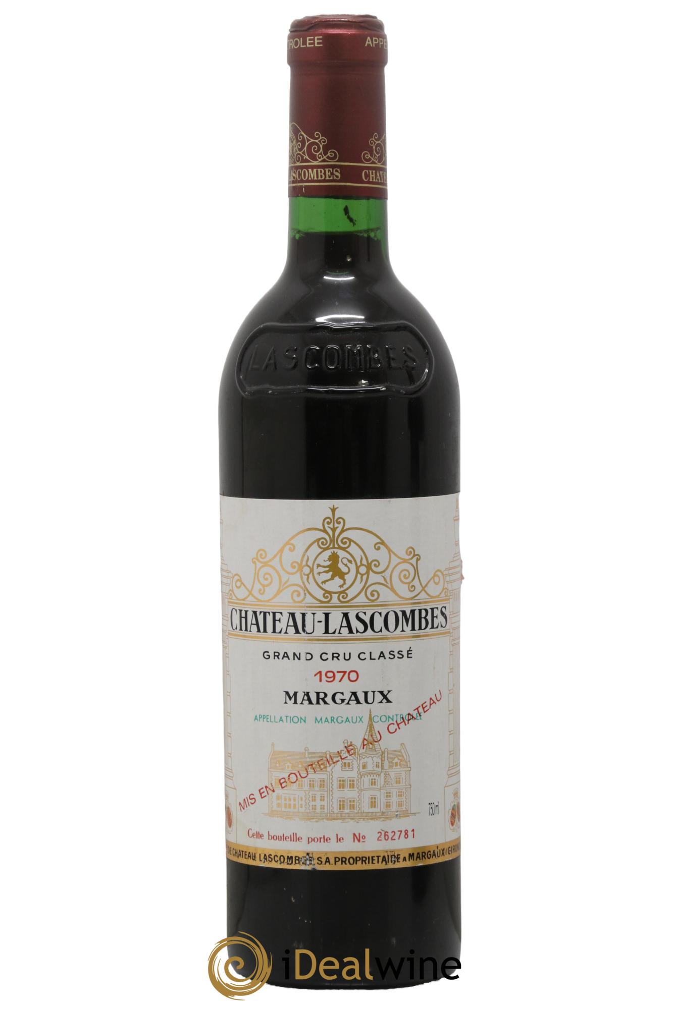 Château Lascombes 2ème Grand Cru Classé 1970 - Lot de 1 bouteille - 0