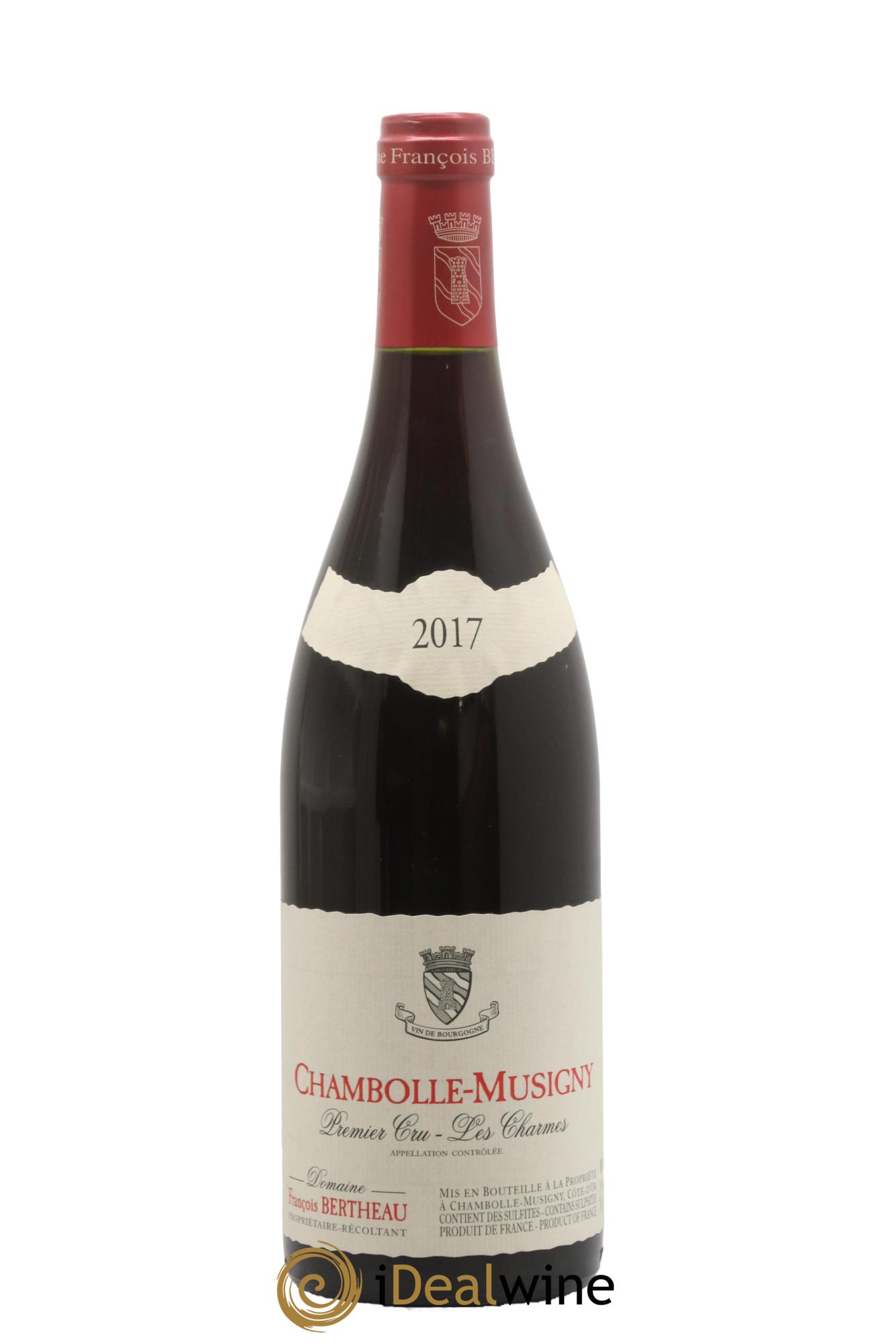 Chambolle-Musigny 1er Cru Les Charmes François Bertheau 2017 - Lot de 1 bouteille - 0