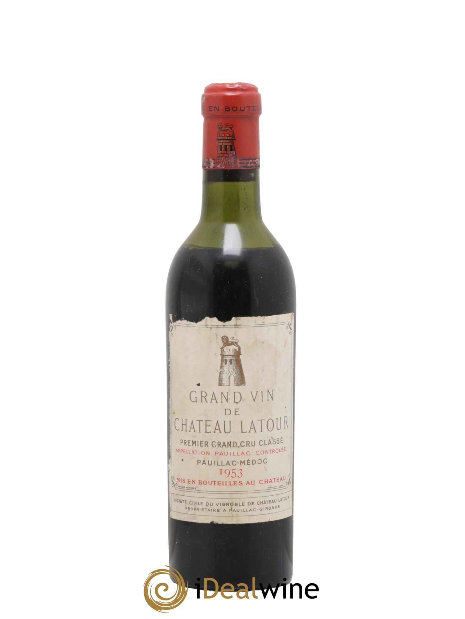 Château Latour 1er Grand Cru Classé 1953 - Lot of 1 half-bottle - 0
