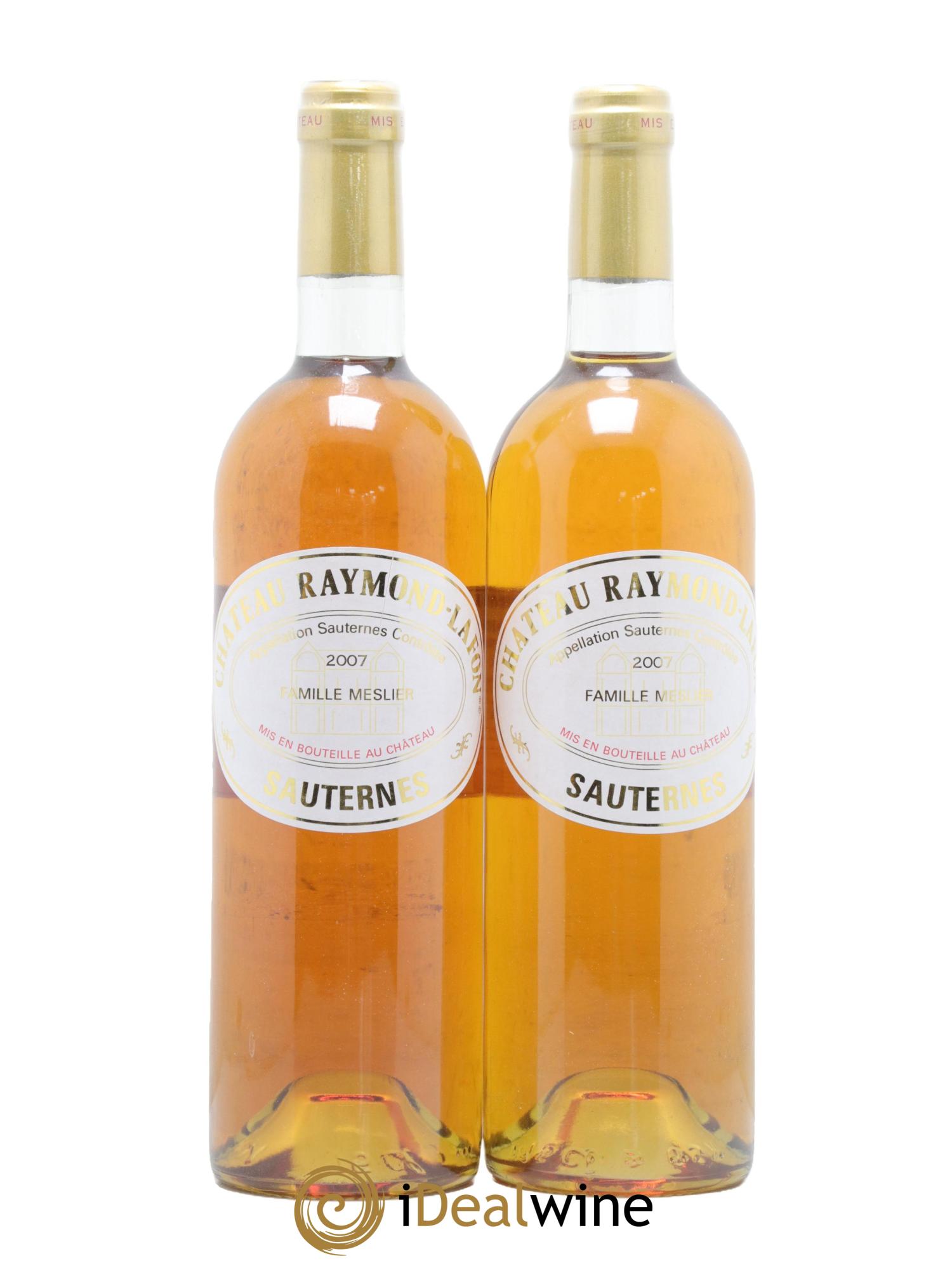 Château Raymond Lafon 2007 - Lotto di 2 bottiglie - 0