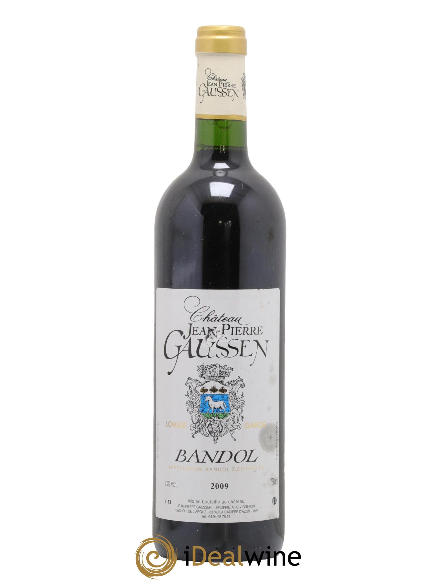Bandol Longue Garde Gaussen 2009 - Lot de 1 bouteille - 0