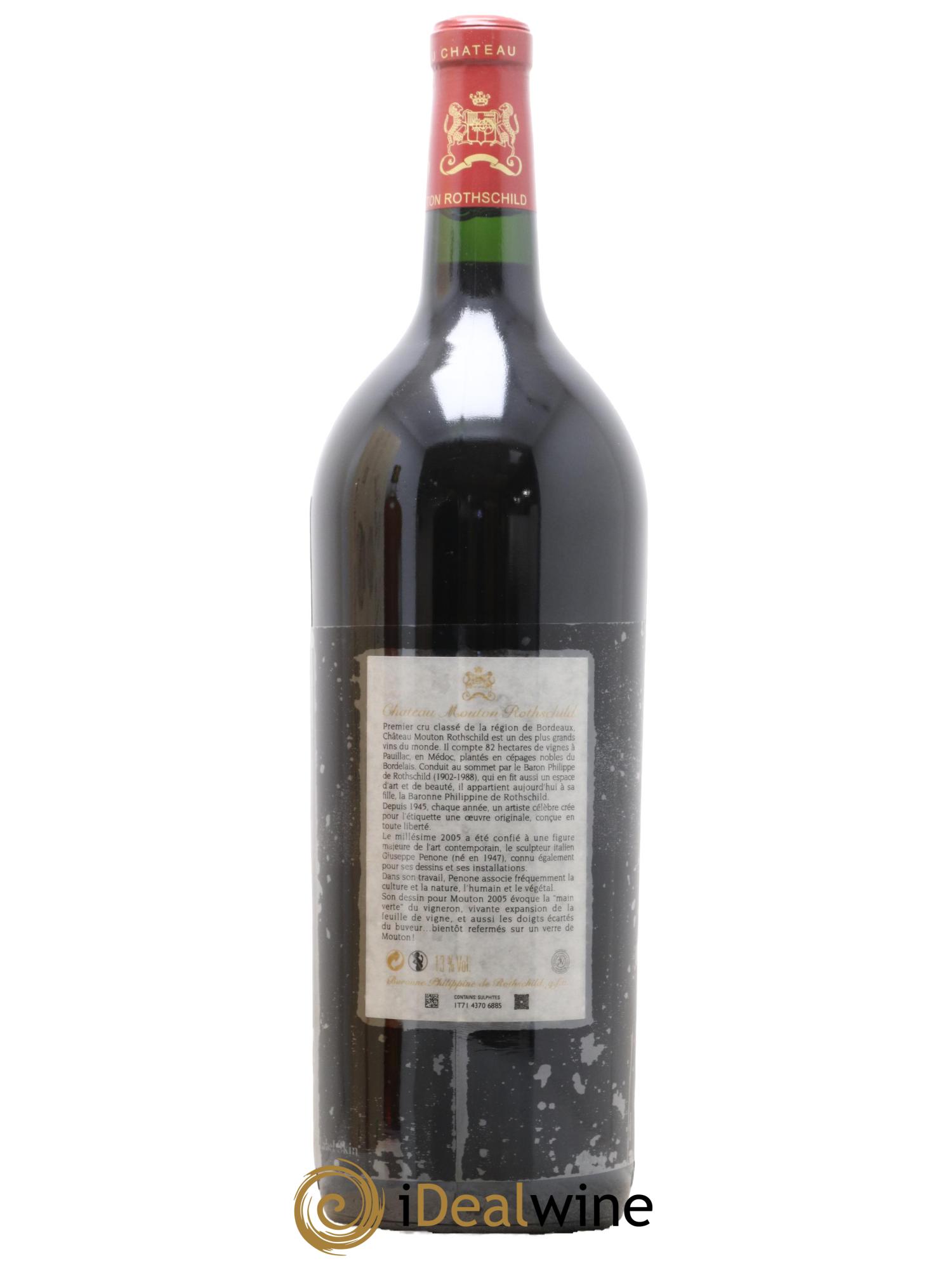 Château Mouton Rothschild 1er Grand Cru Classé 2005 - Lot de 1 magnum - 2
