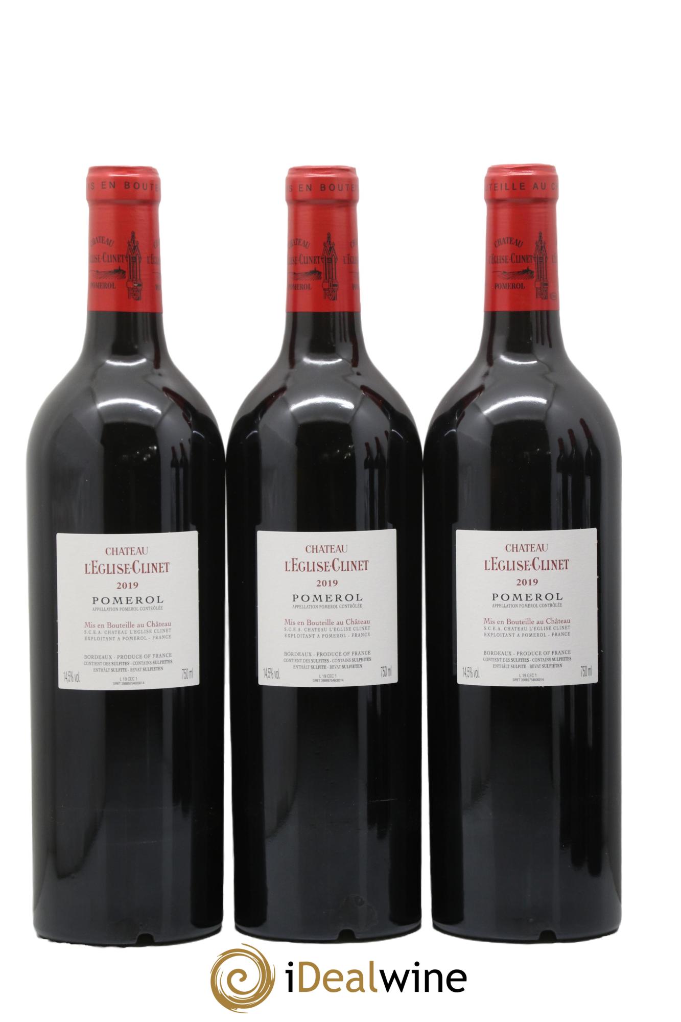 Château l' Église Clinet 2019 - Lot of 6 bottles - 4
