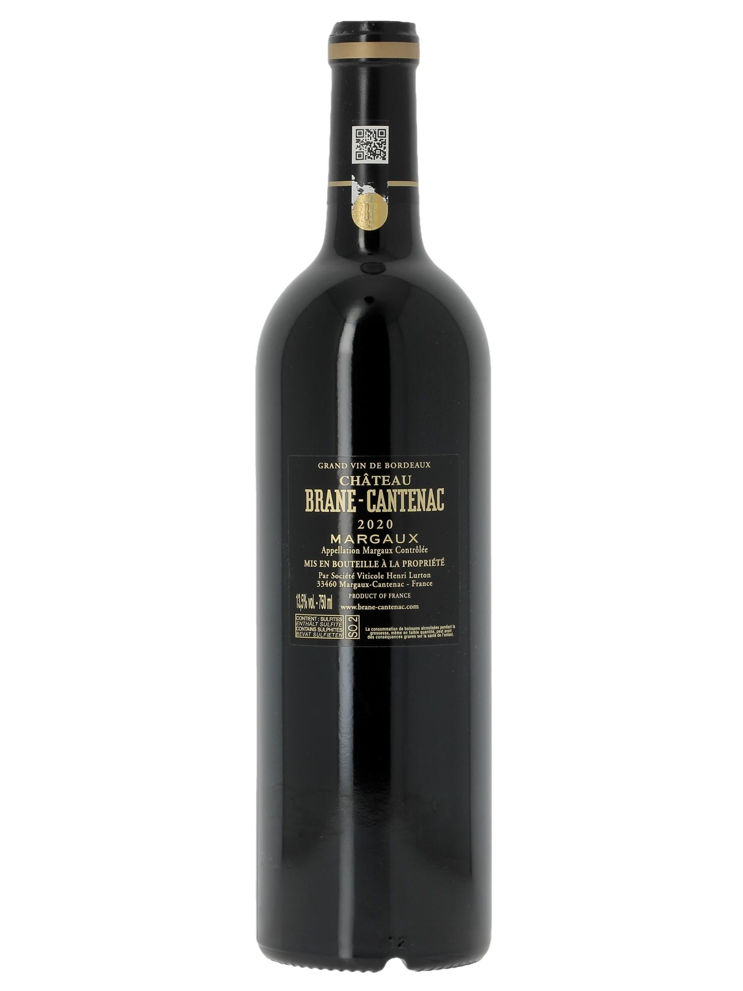 Château Brane Cantenac 2ème Grand Cru Classé (CBO à partir de 6 bts) 2020 - Lot de 1 bouteille - 1
