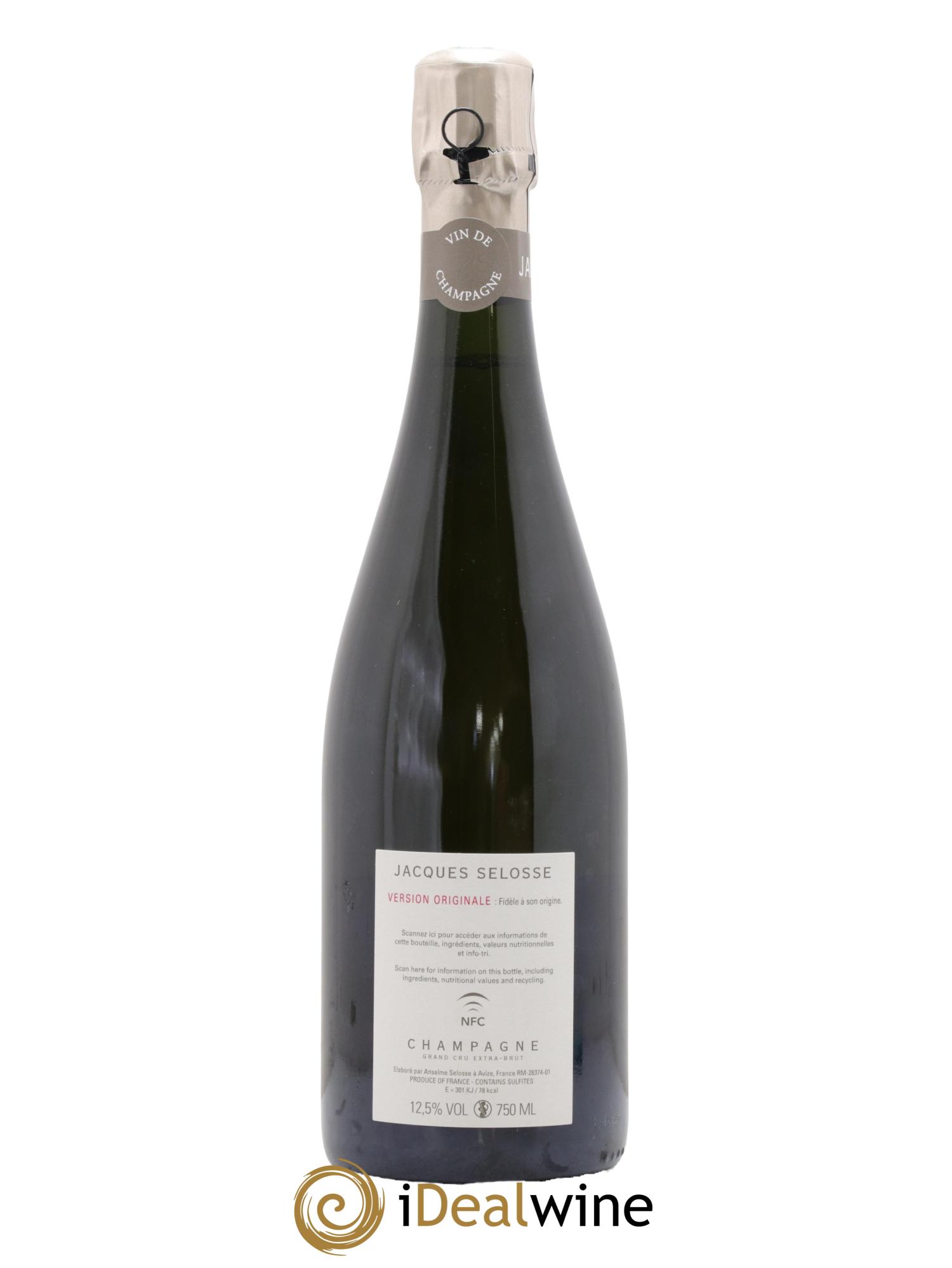 Version Originale Jacques Selosse - Lot of 1 bottle - 1