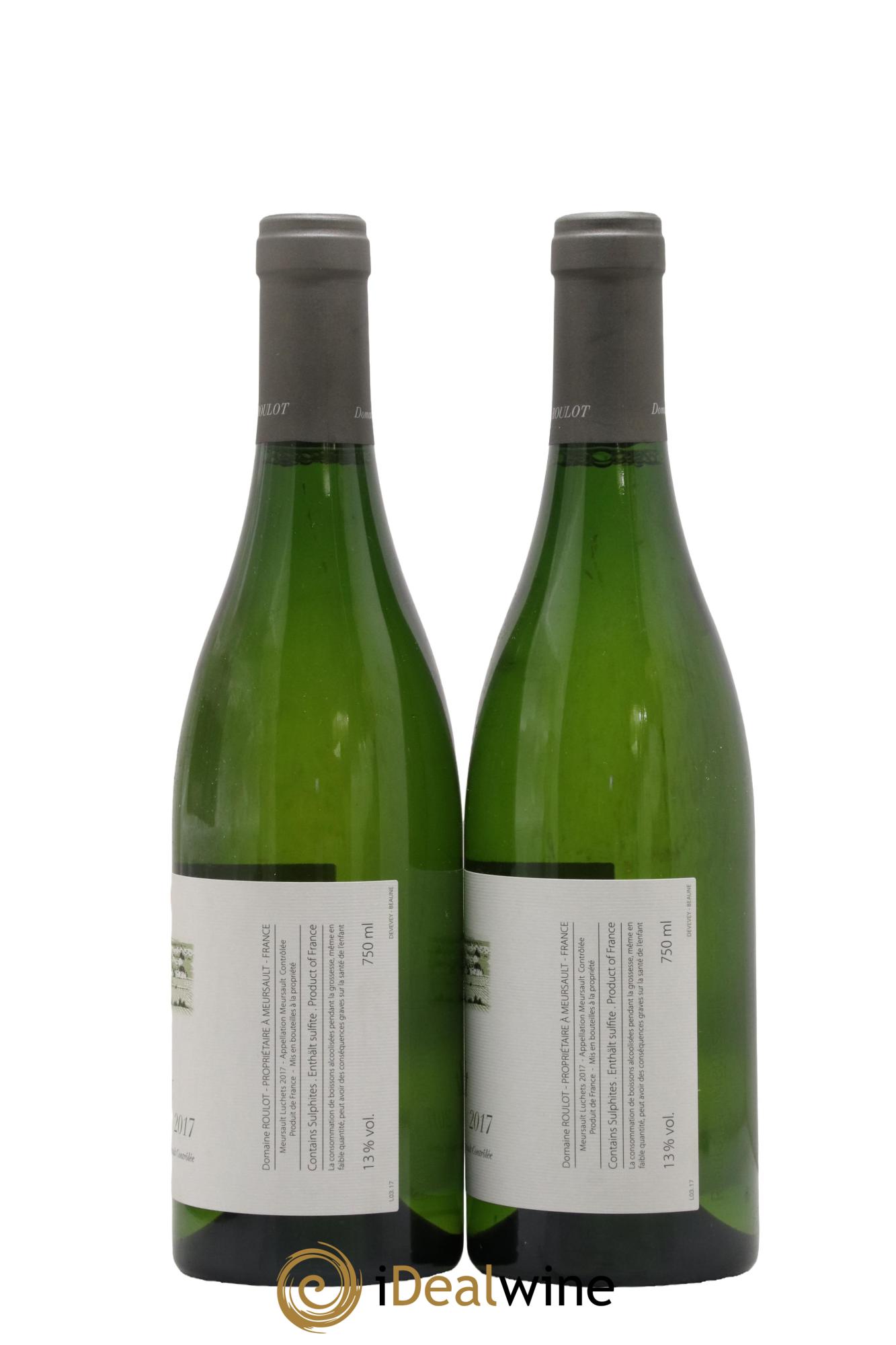 Meursault Luchets Roulot (Domaine) 2017 - Lot of 2 bottles - 1
