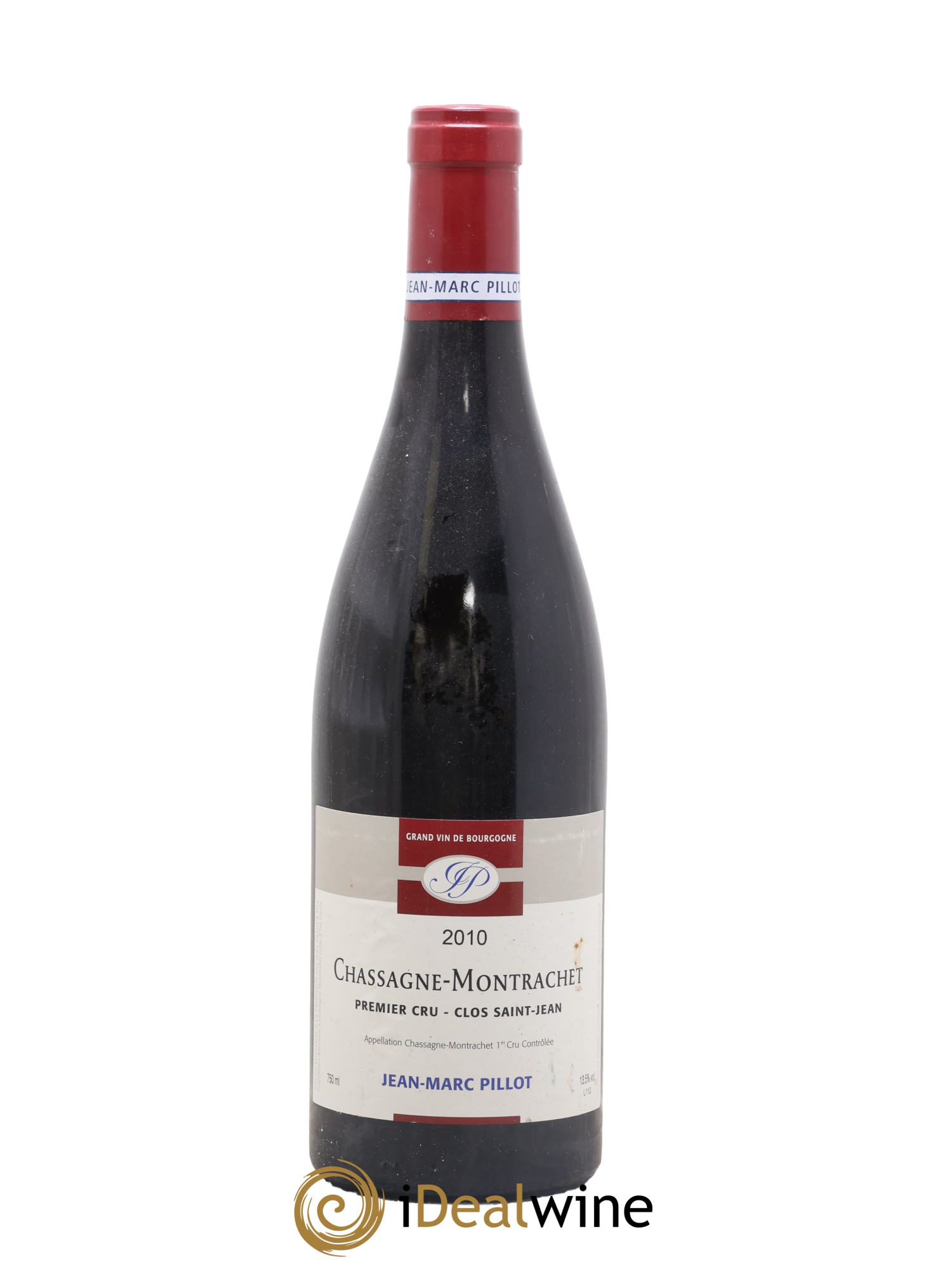Chassagne-Montrachet 1er Cru Clos Saint-Jean Paul Pillot (Domaine) 2010 - Lot de 1 bouteille - 0