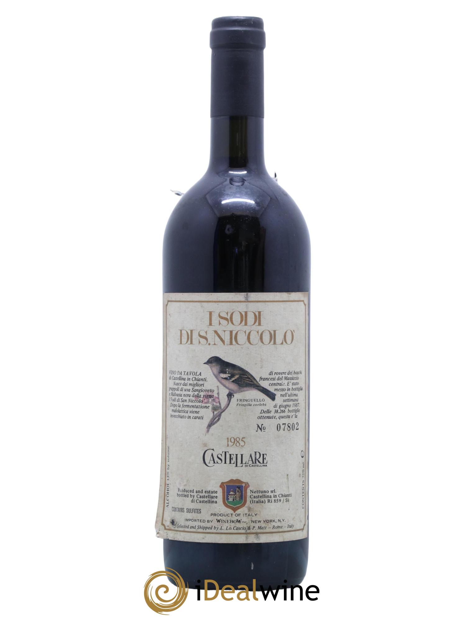 Italie I Sodi di San Niccolo Castellare 1985 - Lot de 1 bouteille - 0