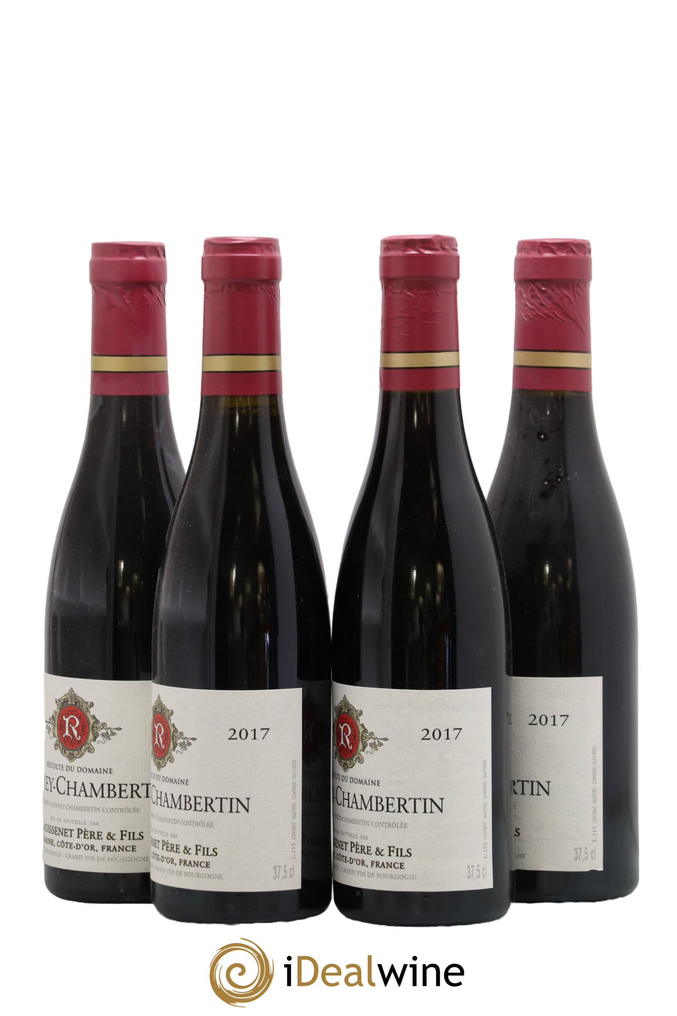 Gevrey-Chambertin Remoissenet Père et Fils 2017 - Lot de 4 demi bouteilles - 1