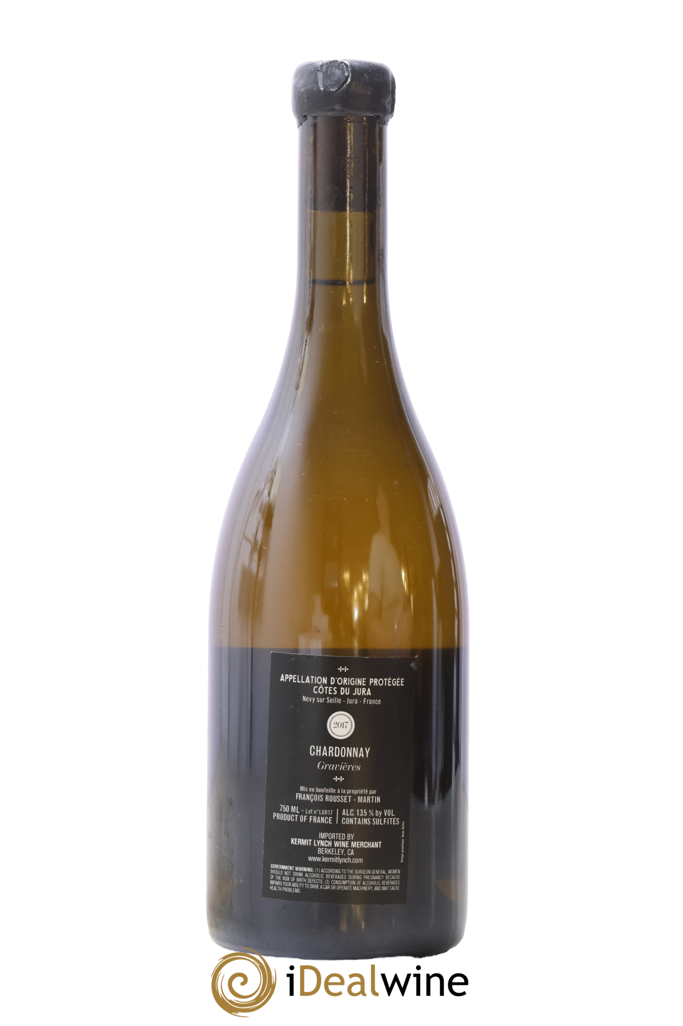 Vin de France Gravières François Rousset Martin 2017 - Lot of 1 bottle - 1