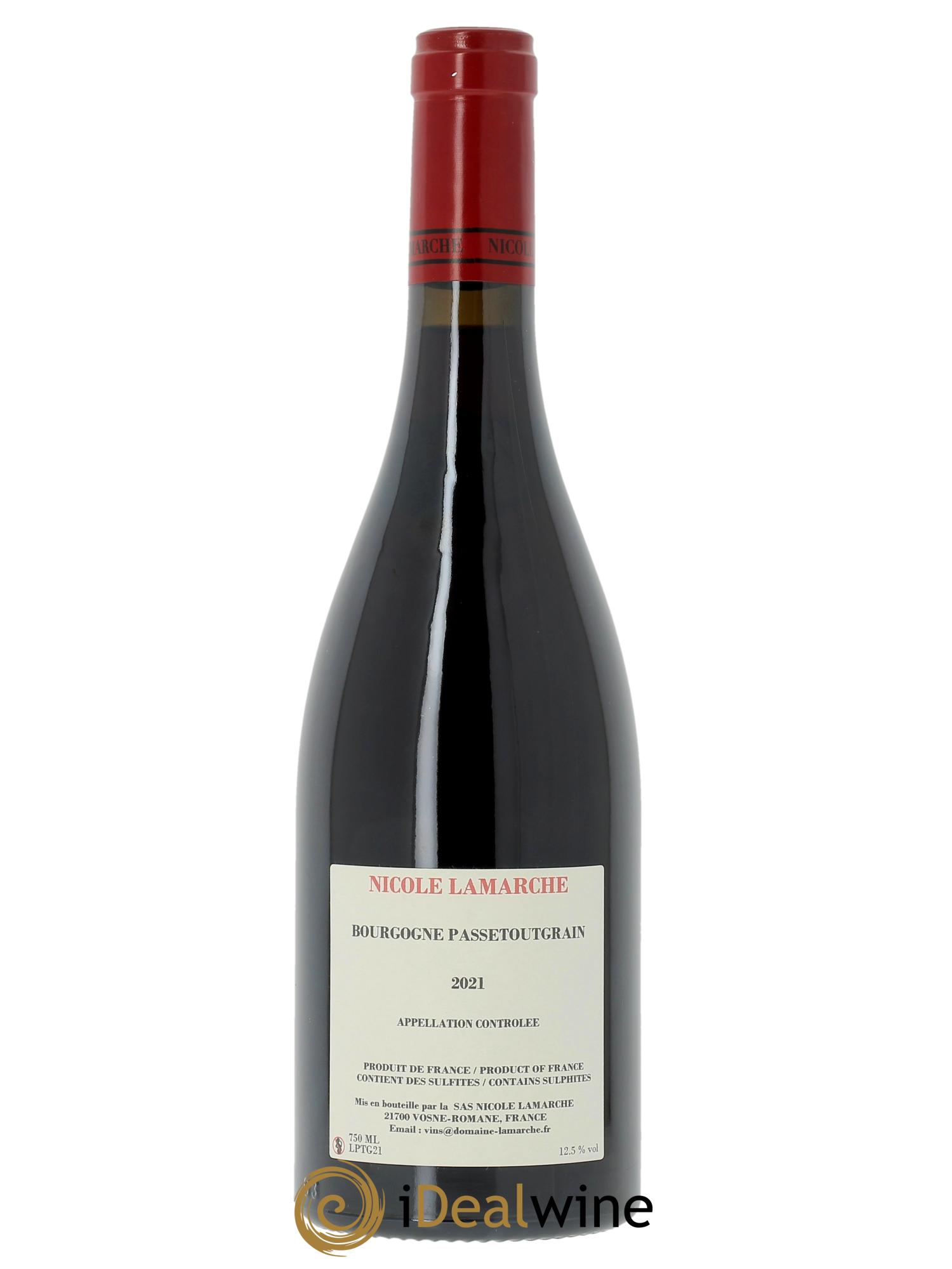Bourgogne Passetoutgrain Lamarche (Domaine)  2021 - Lot of 1 bottle - 1