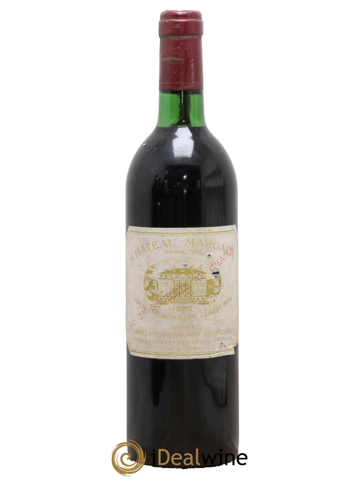 Château Margaux 1er Grand Cru Classé 1982 - Lot de 1 bouteille - 0