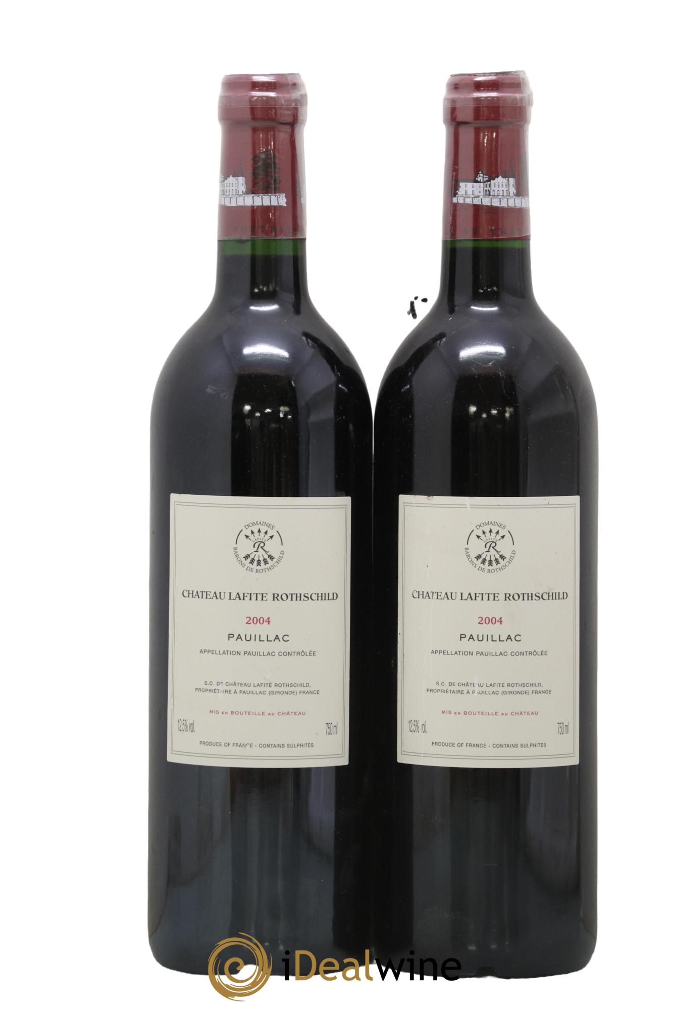 Château Lafite Rothschild 1er Grand Cru Classé 2004 - Lot of 2 bottles - 1