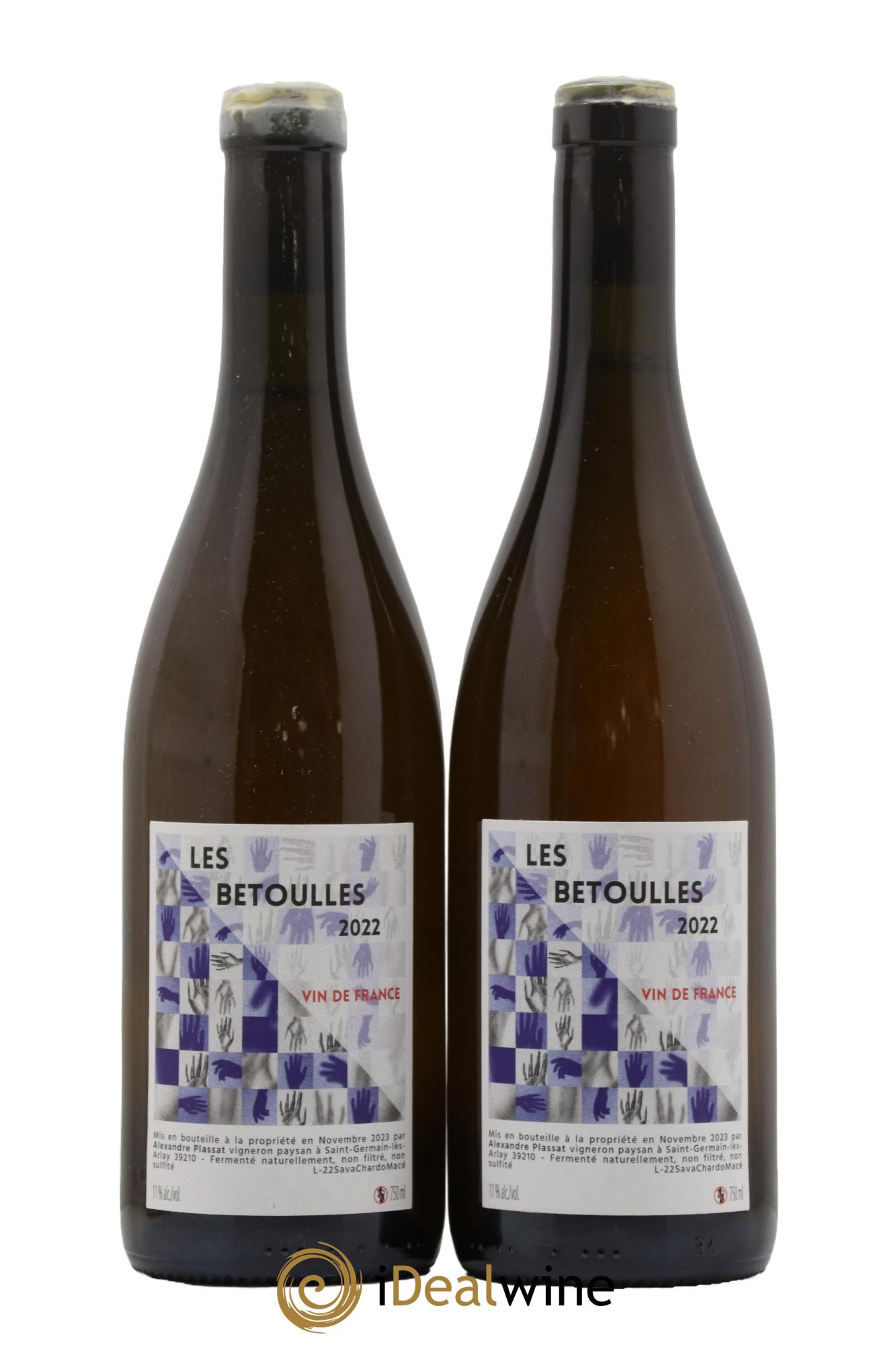 Vin de France Les Betoulles Alexandre Plassat 2022 - Lot de 2 bouteilles - 0