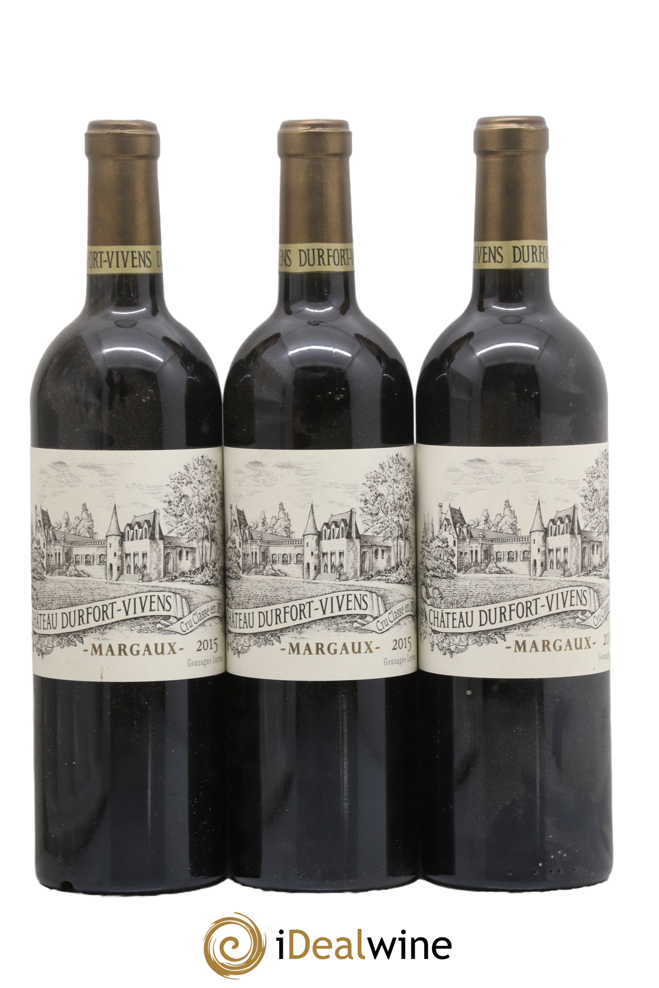 Château Durfort Vivens 2ème Grand Cru Classé 2015 - Lot de 3 bouteilles - 0