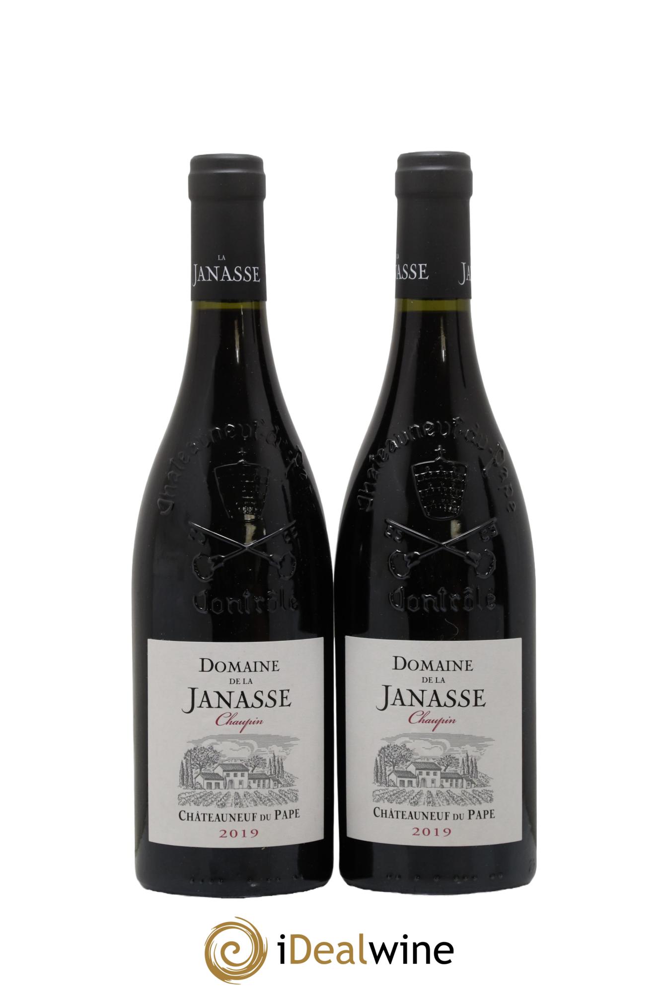 Châteauneuf-du-Pape Cuvée Chaupin La Janasse (Domaine de) 2019 - Lotto di 2 bottiglie - 0