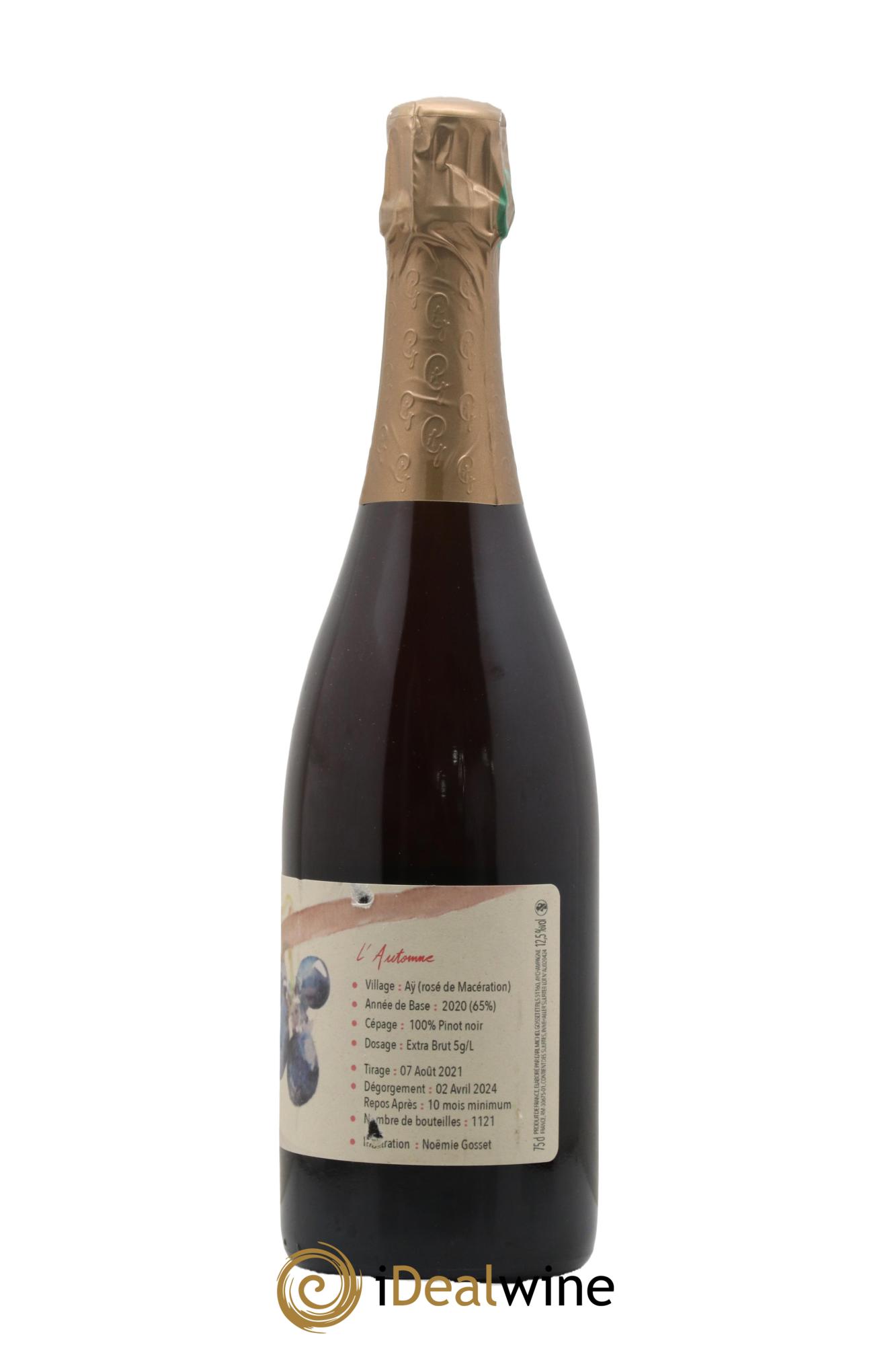 Au Fil des Temps l'Automne Paul Gosset - Lot de 1 bouteille - 1