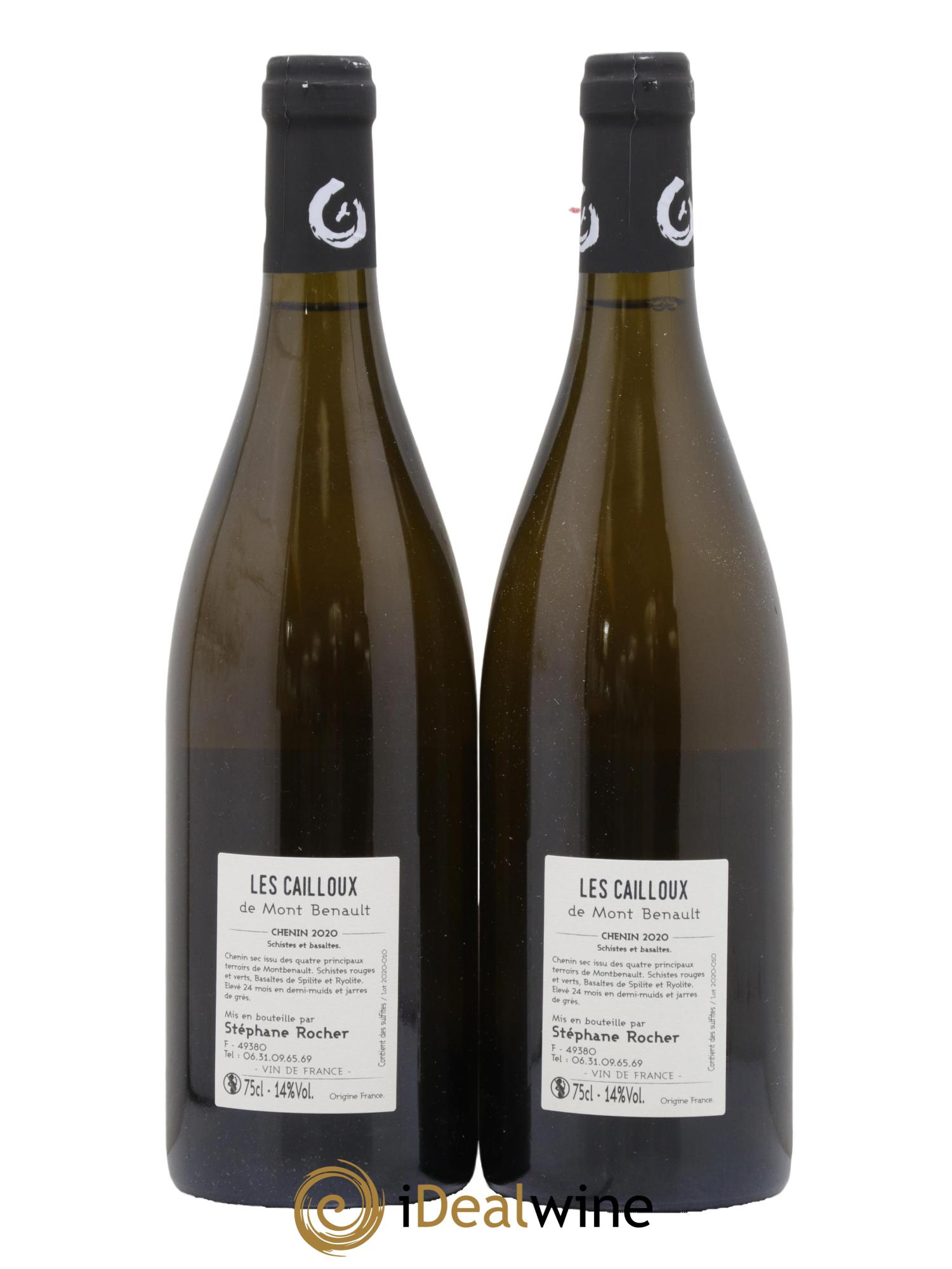 Vin de France Les Cailloux de Mont Benault La Ferme du Mont Benault - Stéphane Rocher 2020 - Lot de 2 bouteilles - 1