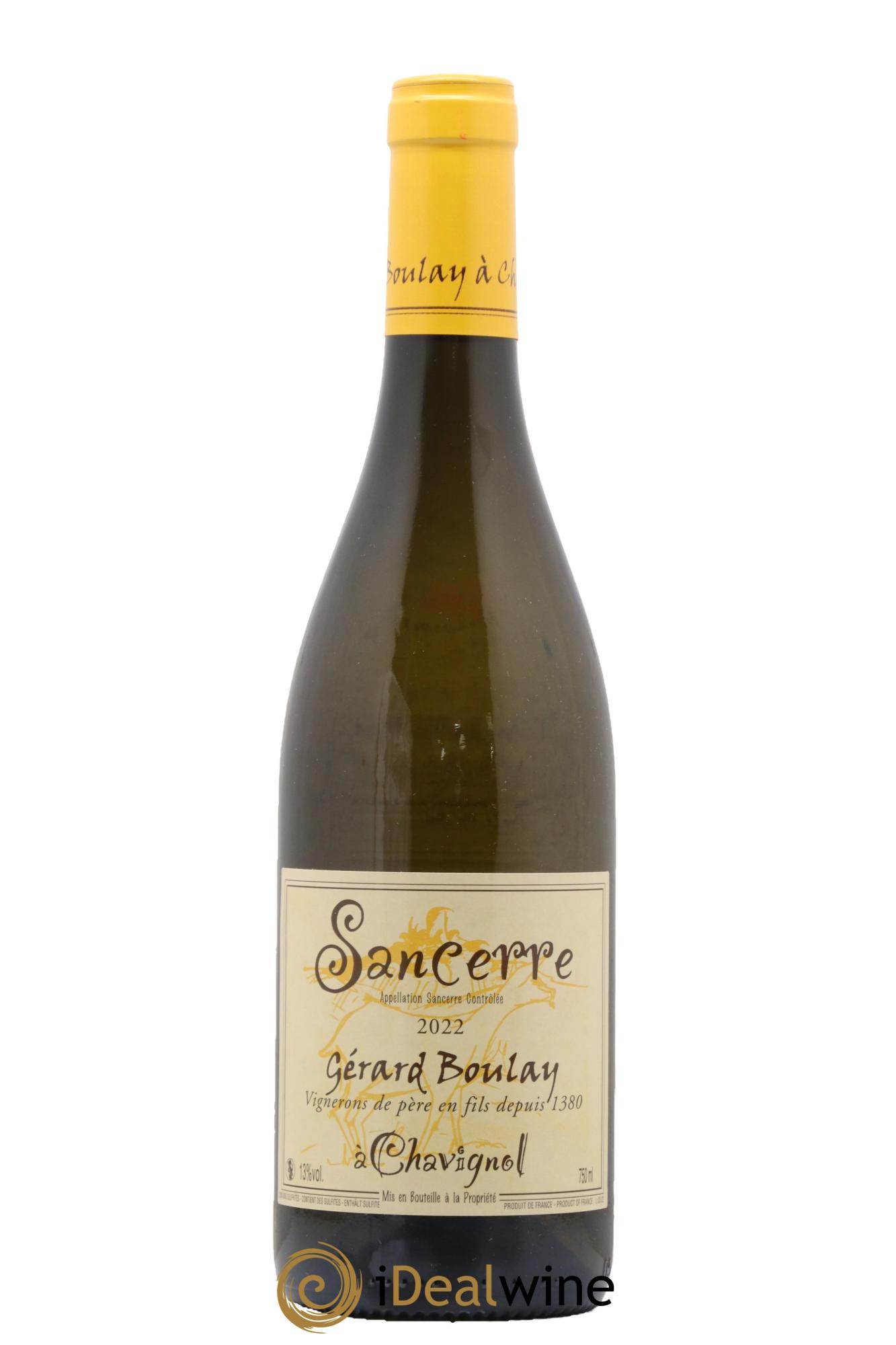 Sancerre Gérard Boulay 2022 - Lot de 1 bouteille - 0