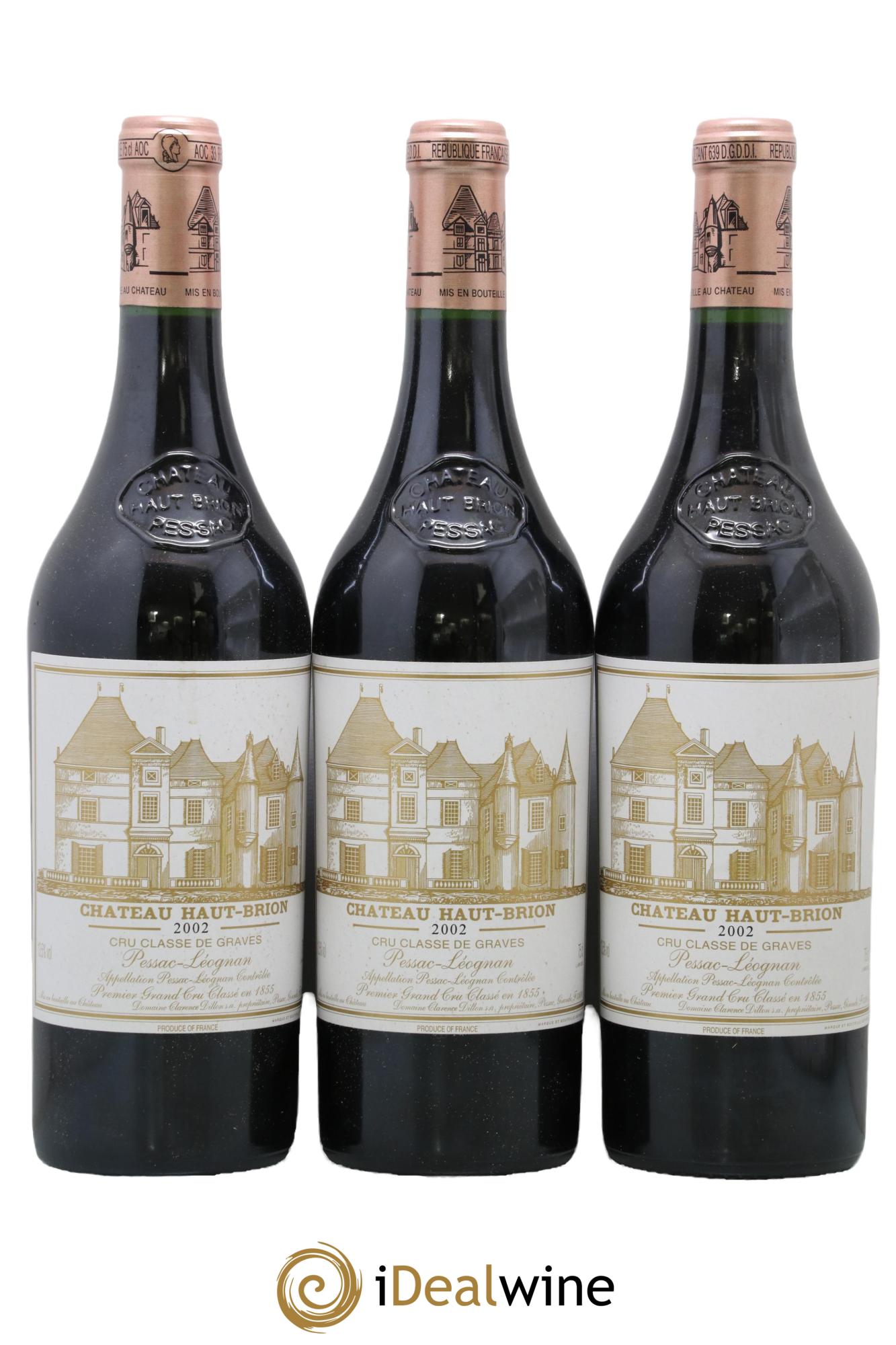 Château Haut Brion 1er Grand Cru Classé 2002 - Posten von 6 Flaschen - 2
