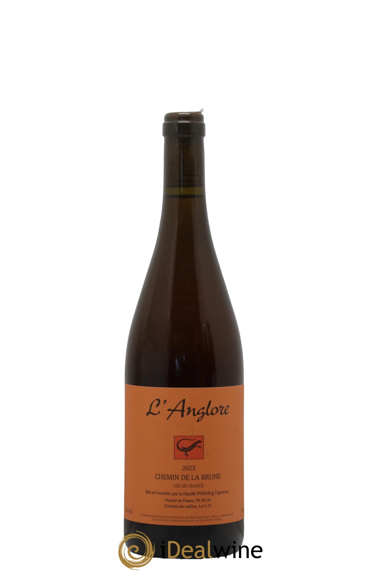 Vin de France Chemin de la brune L'Anglore 2023 - Lot de 1 bouteille - 0