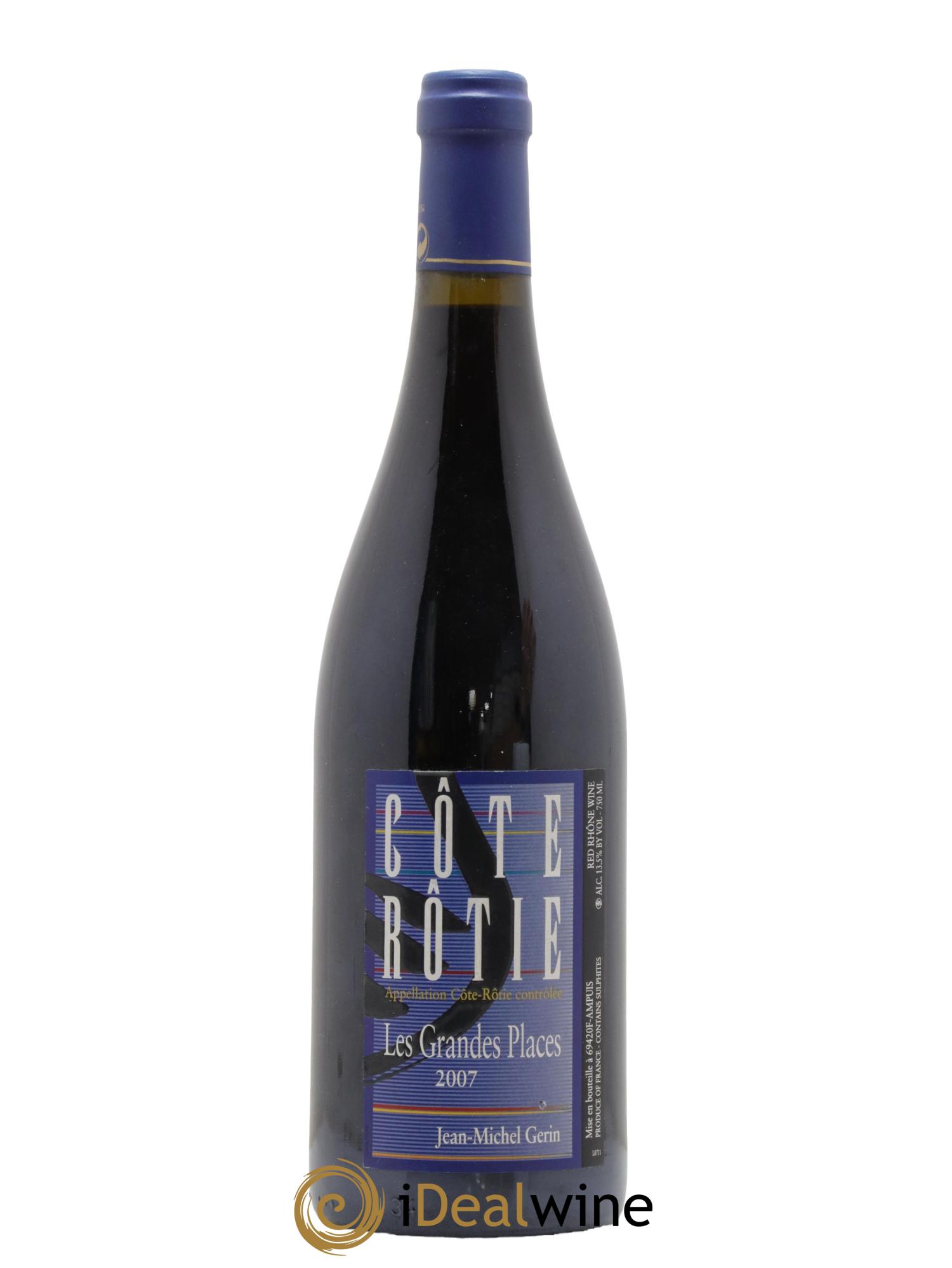 Côte-Rôtie Les Grandes Places Jean-Michel Gerin 2007 - Lot de 1 bouteille - 0
