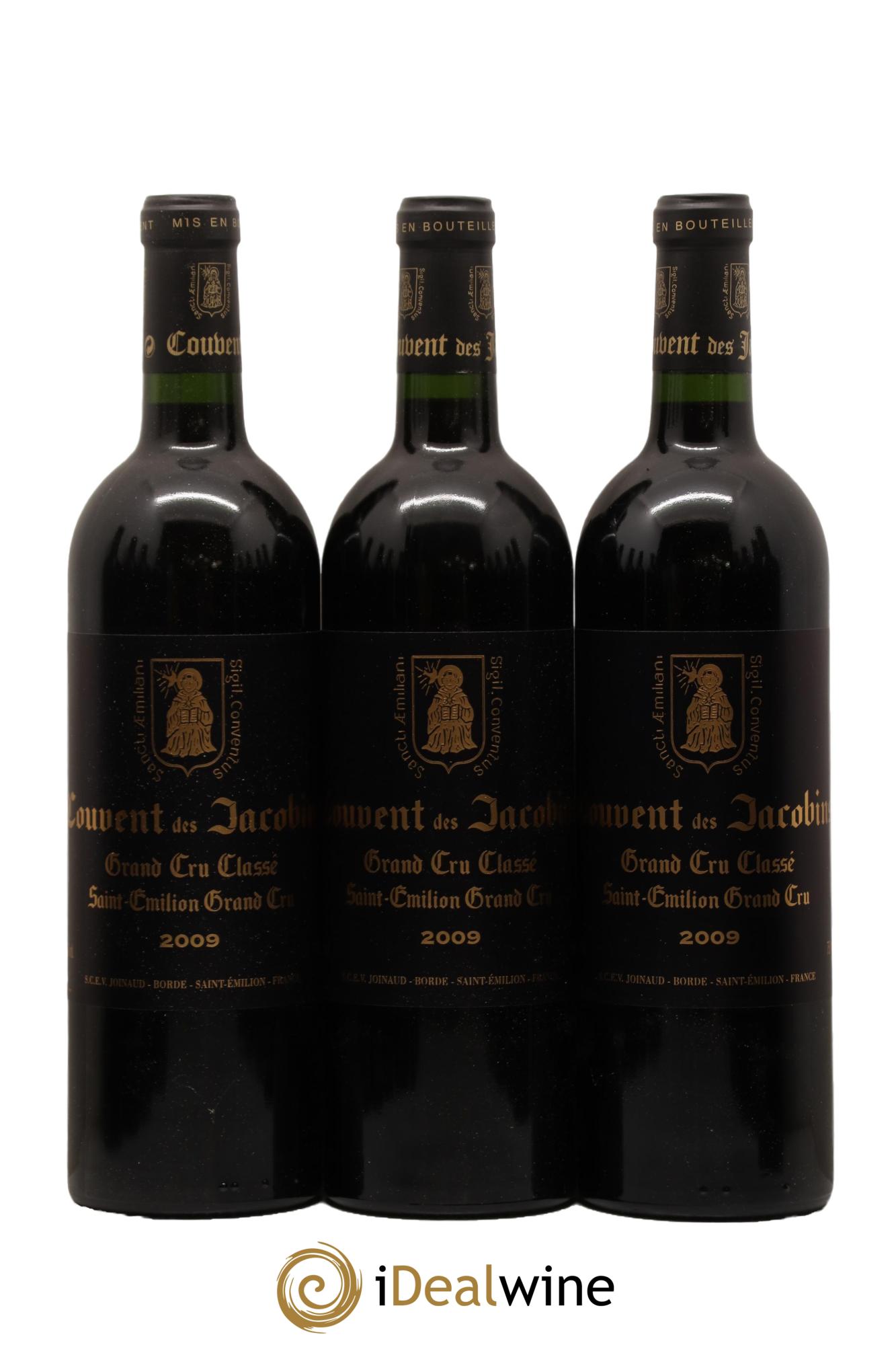 Château Couvent des Jacobins Grand Cru Classé 2009 - Lot de 12 bouteilles - 1