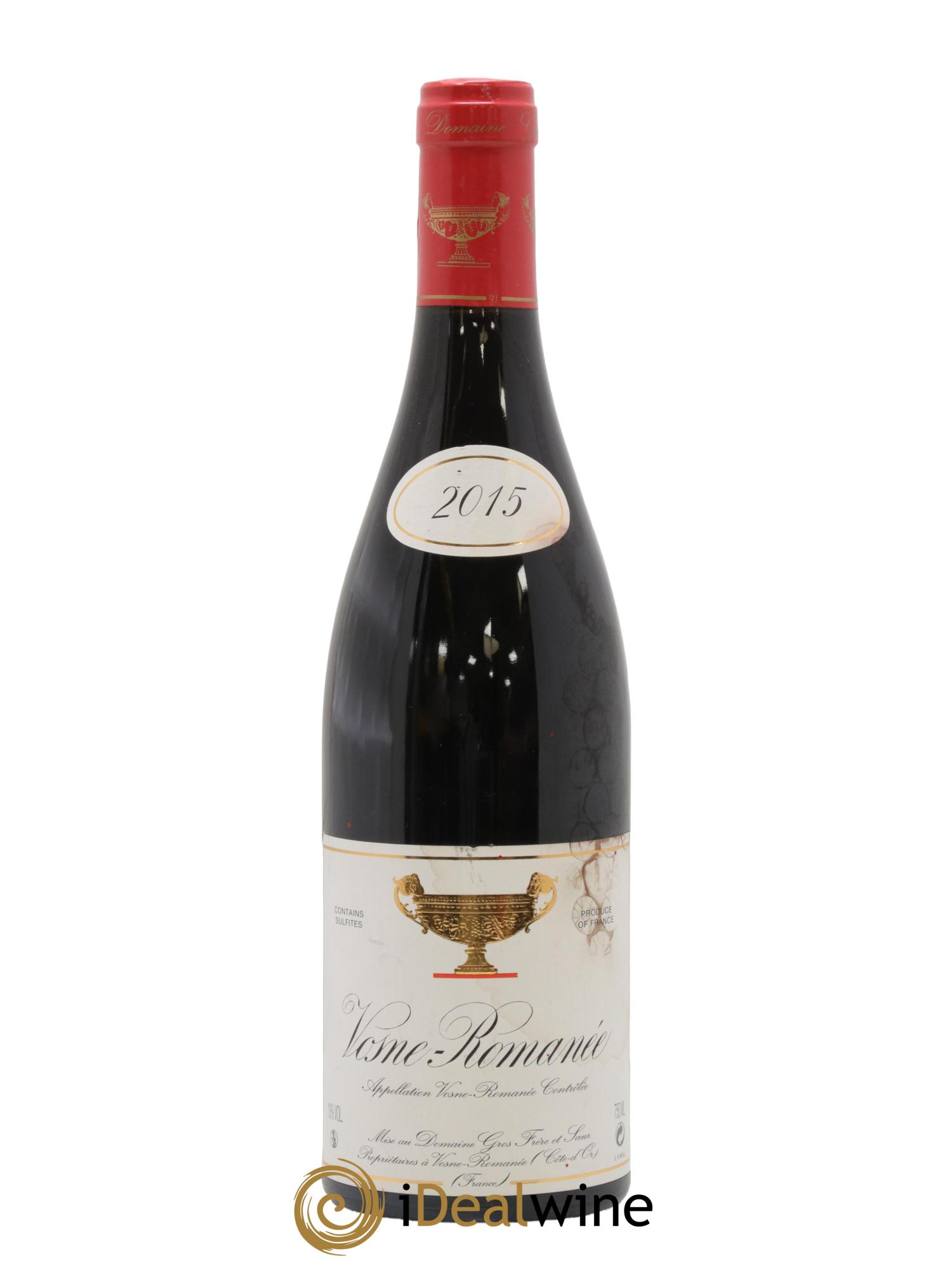 Vosne-Romanée Gros Frère & Soeur 2015 - Lot de 1 bouteille - 0