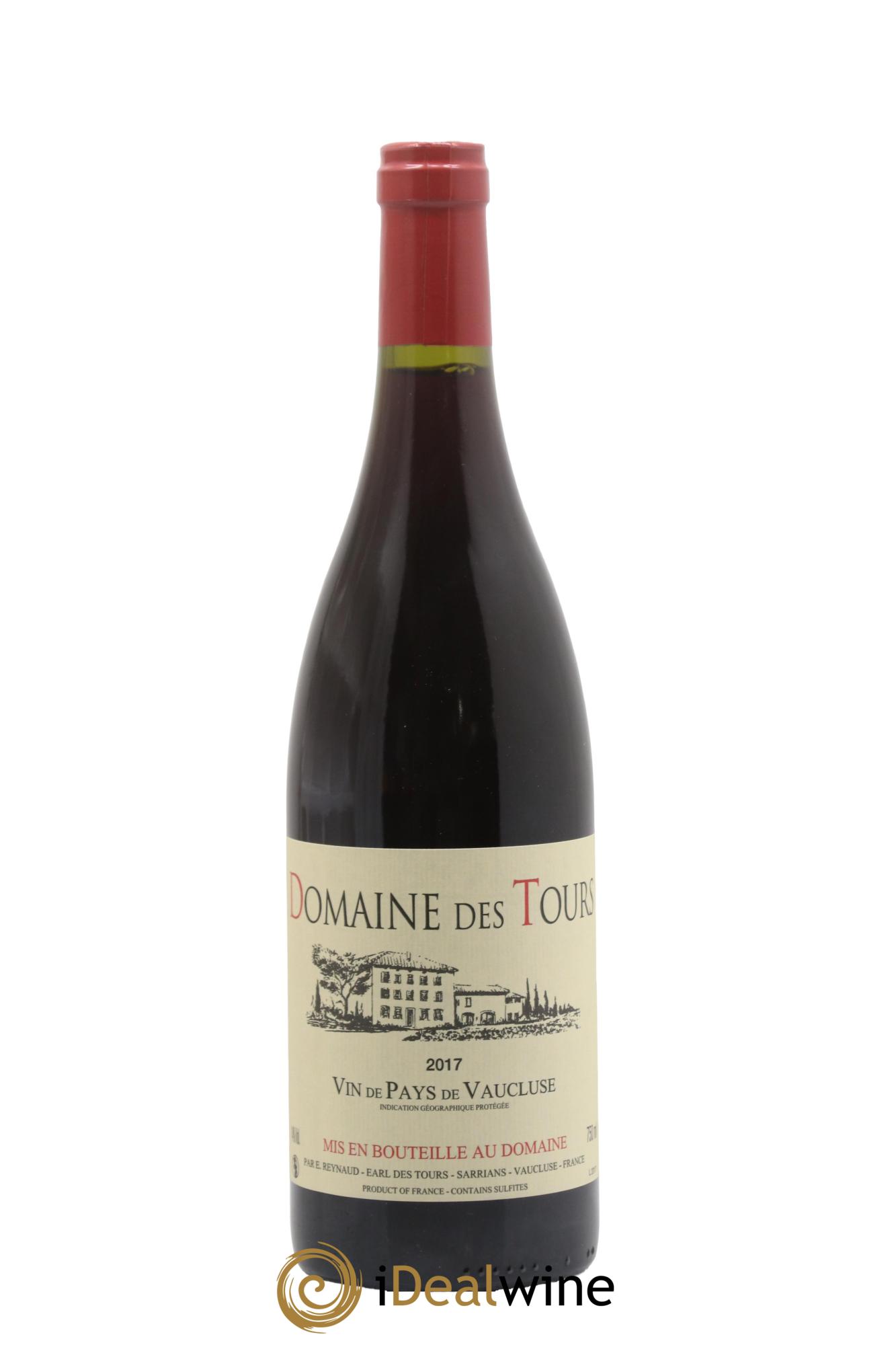 Vaucluse (Vin de Pays de Vaucluse) Domaine des Tours Emmanuel Reynaud 2017 - Lot de 1 bouteille - 0