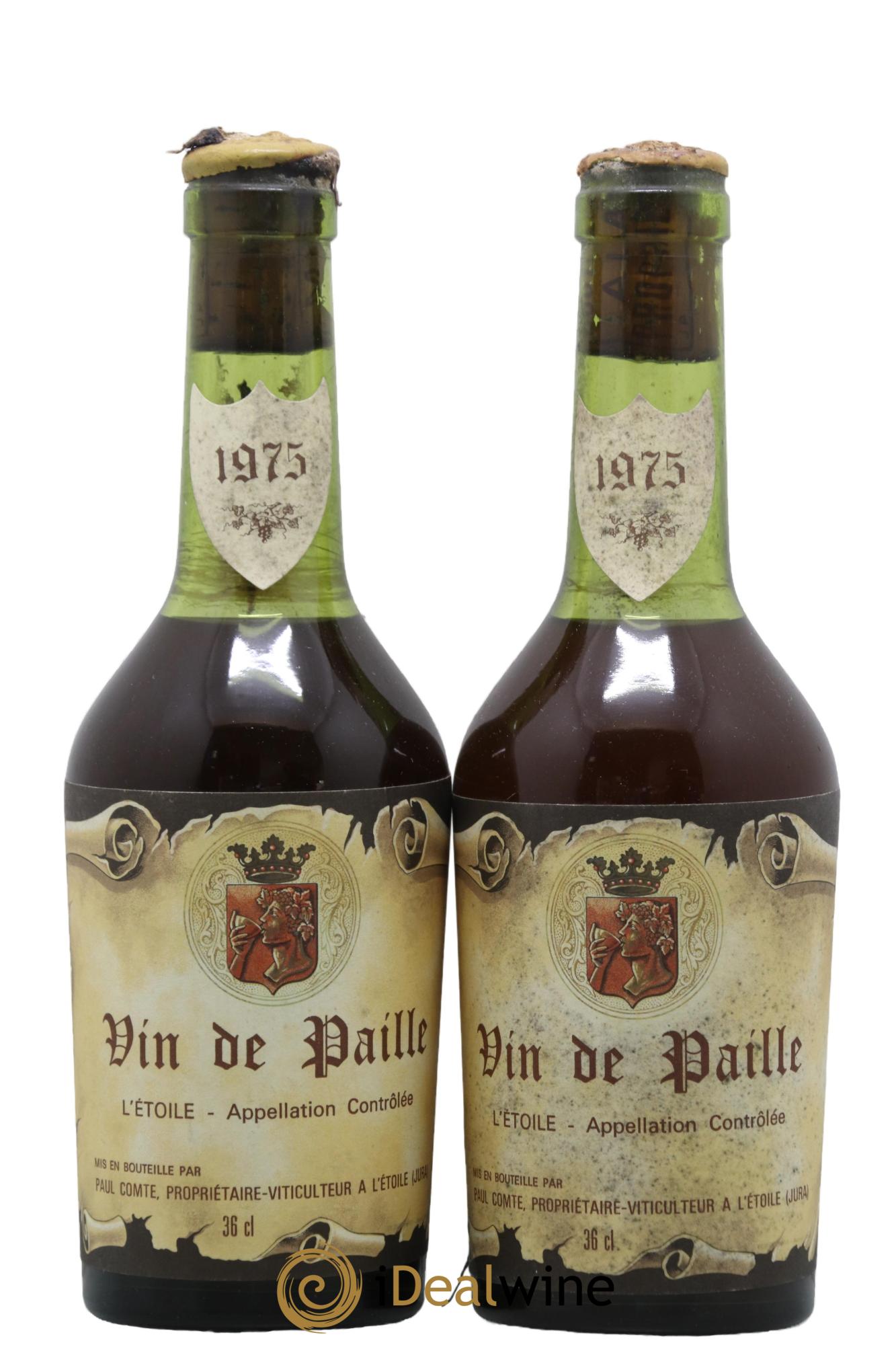 Côtes du Jura Vin de Paille L'Etoile Paul Comte 1975 - Posten von 2 Demi-Flaschen - 0