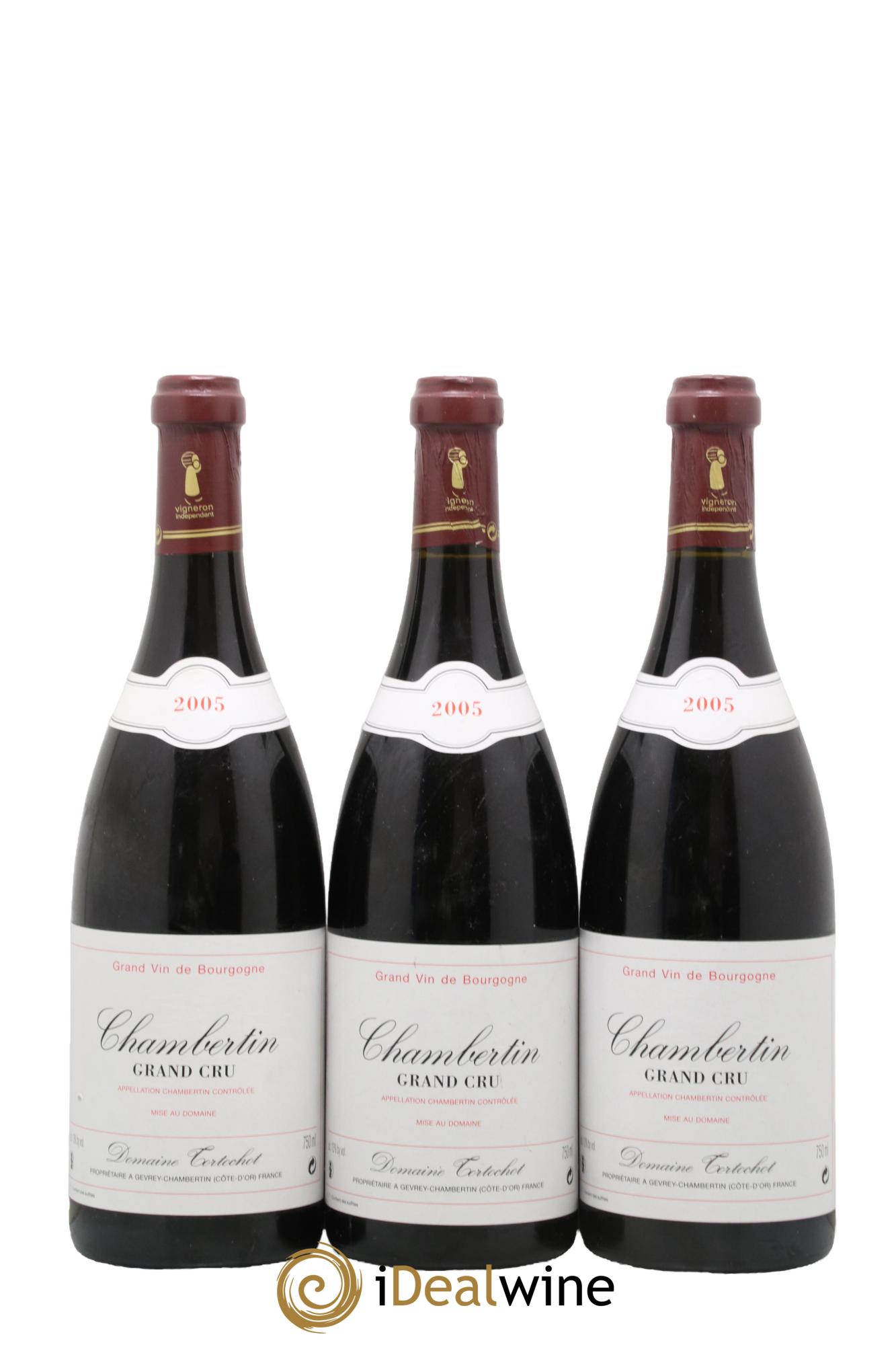 Chambertin Grand Cru Tortochot (Domaine) 2005 - Lot de 3 bouteilles - 0