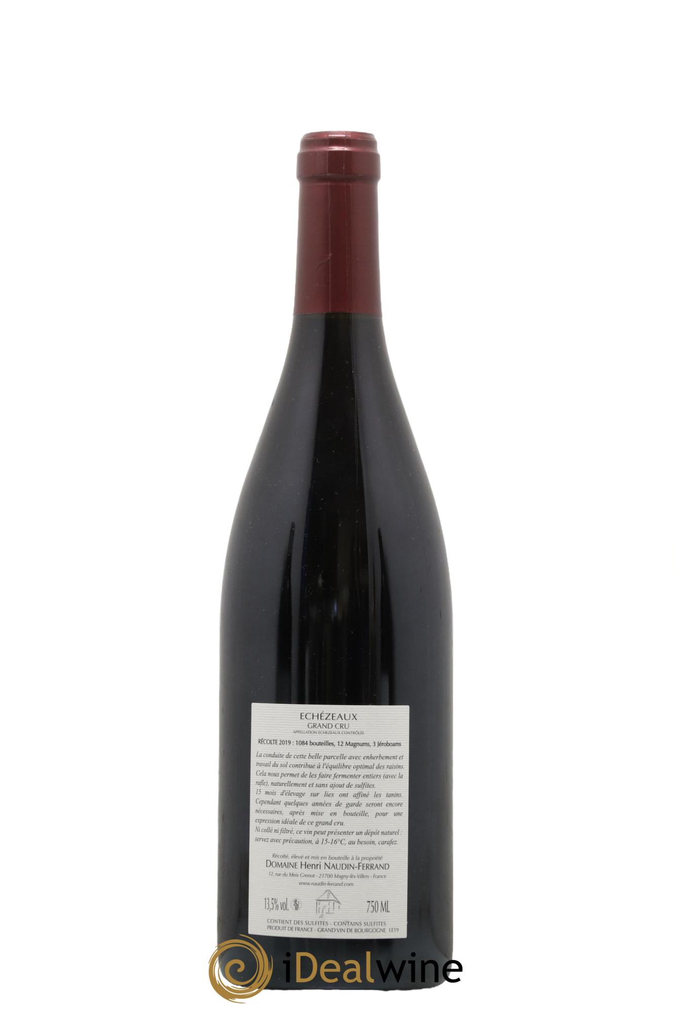 Echezeaux Grand Cru Naudin-Ferrand (Domaine) 2019 - Lot of 1 bottle - 1