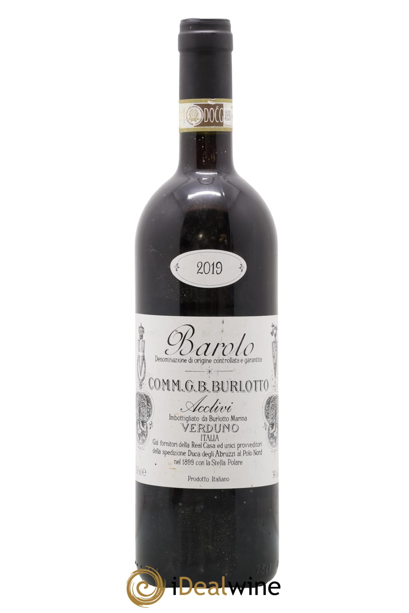 Barolo DOCG Acclivi Comm. Giovan Battista Burlotto 2019 - Lote de 1 botella - 0