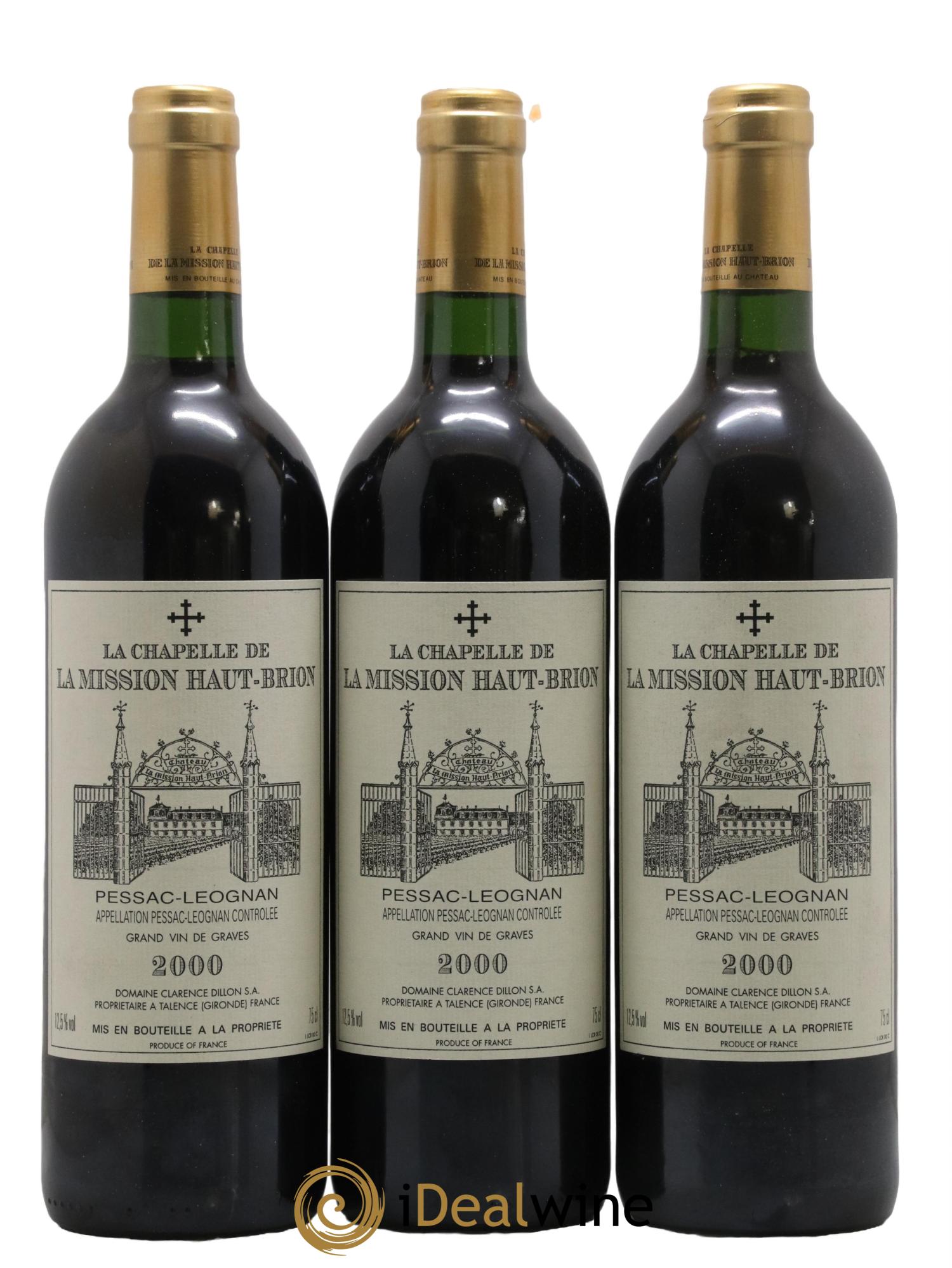 La Chapelle de La Mission Haut-Brion Second Vin 2000 - Lot de 12 bouteilles - 2