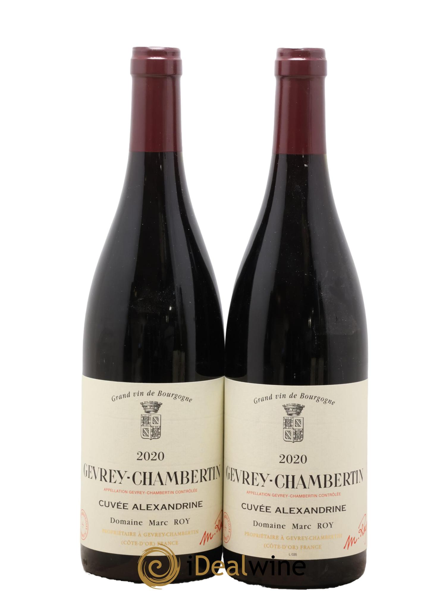 Gevrey-Chambertin Cuvée Alexandrine Marc Roy 2020 - Lot of 2 bottles - 0