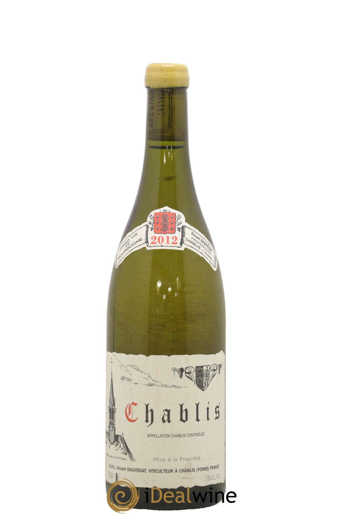 Chablis Vincent Dauvissat (Domaine) 2012 - Lot de 1 bouteille - 0