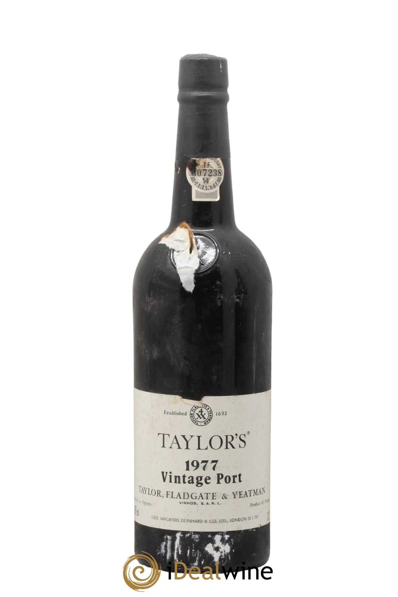 Porto Taylor's Vintage 1977 - Lot of 1 bottle - 0