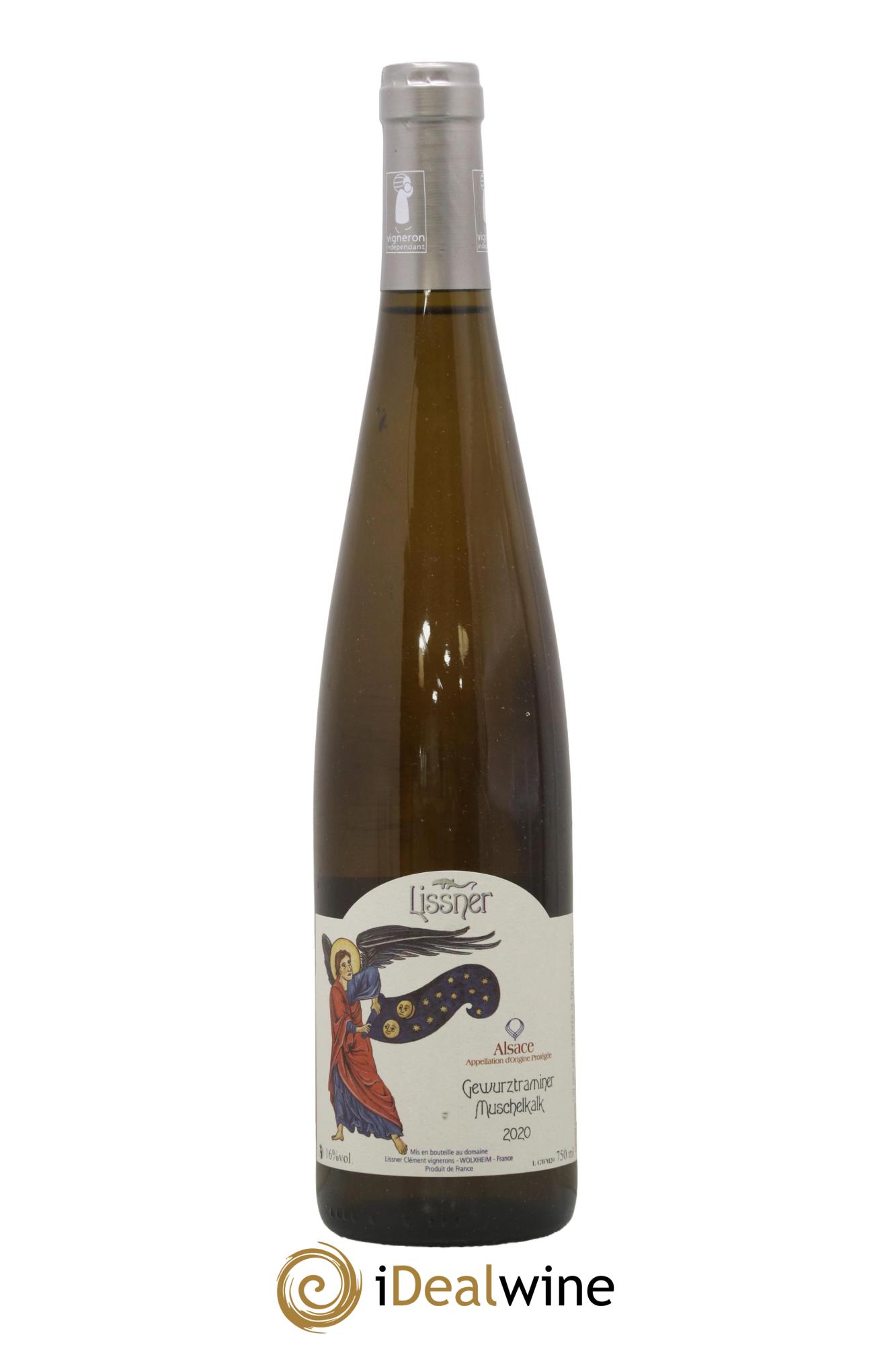 Alsace Gewurztraminer Muschelkalk domaine Clément Lissner 2020 - Lot of 1 bottle - 0
