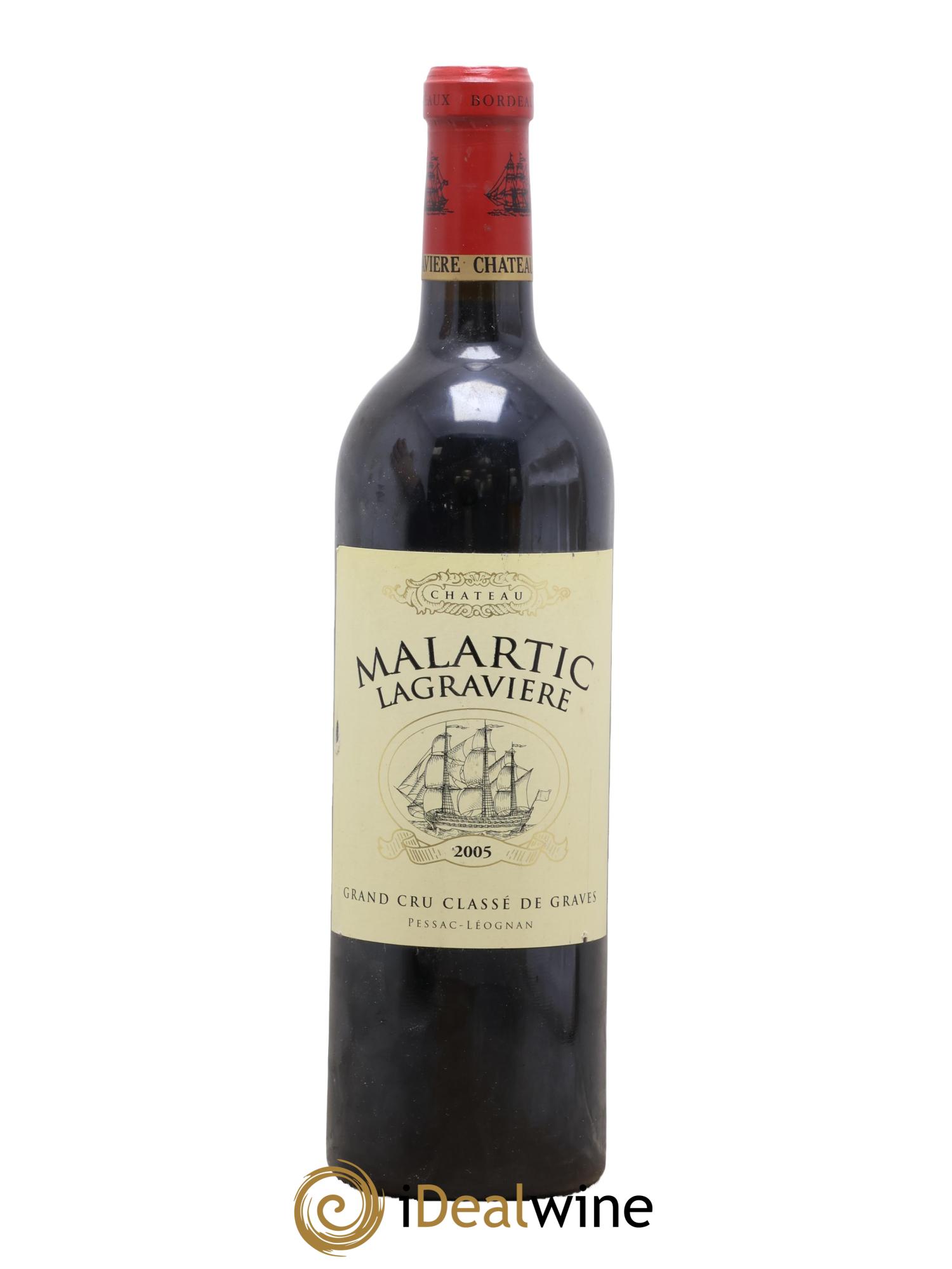 Château Malartic-Lagravière Cru Classé de Graves 2005 - Lot de 1 bouteille - 0