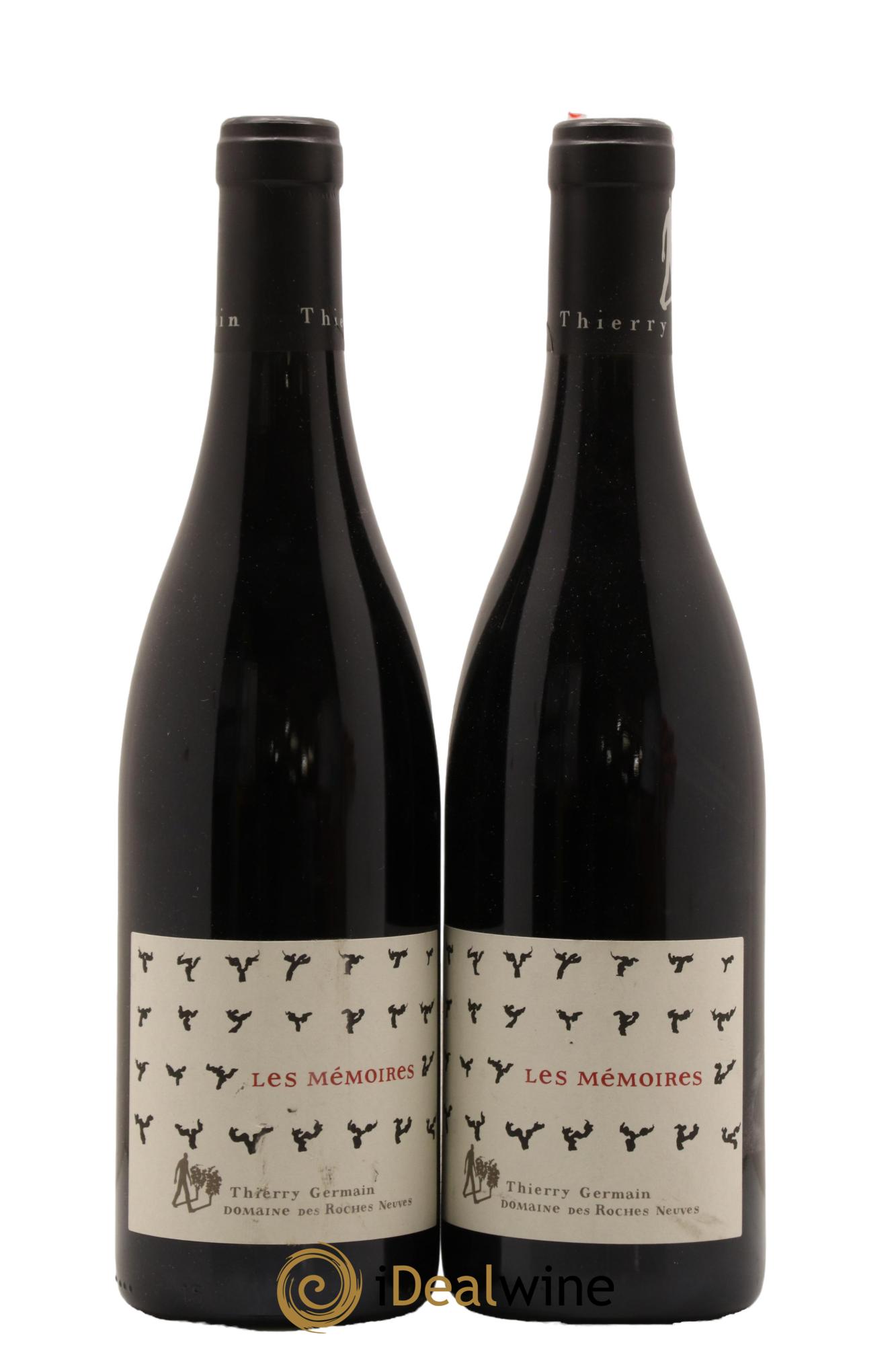 Saumur-Champigny Les Mémoires Domaine des Roches Neuves - Thierry Germain 2017 - Lot de 2 bouteilles - 0