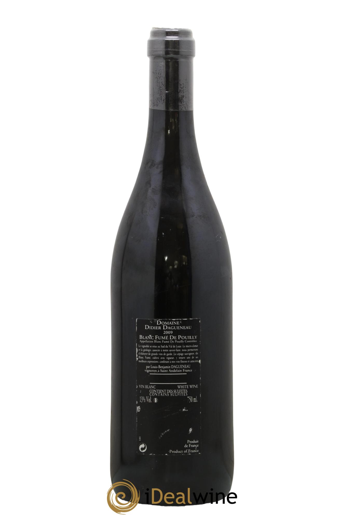 Vin de France (anciennement Pouilly-Fumé) Silex Dagueneau (Domaine Didier - Louis-Benjamin) 2009 - Posten von 1 Flasche - 1