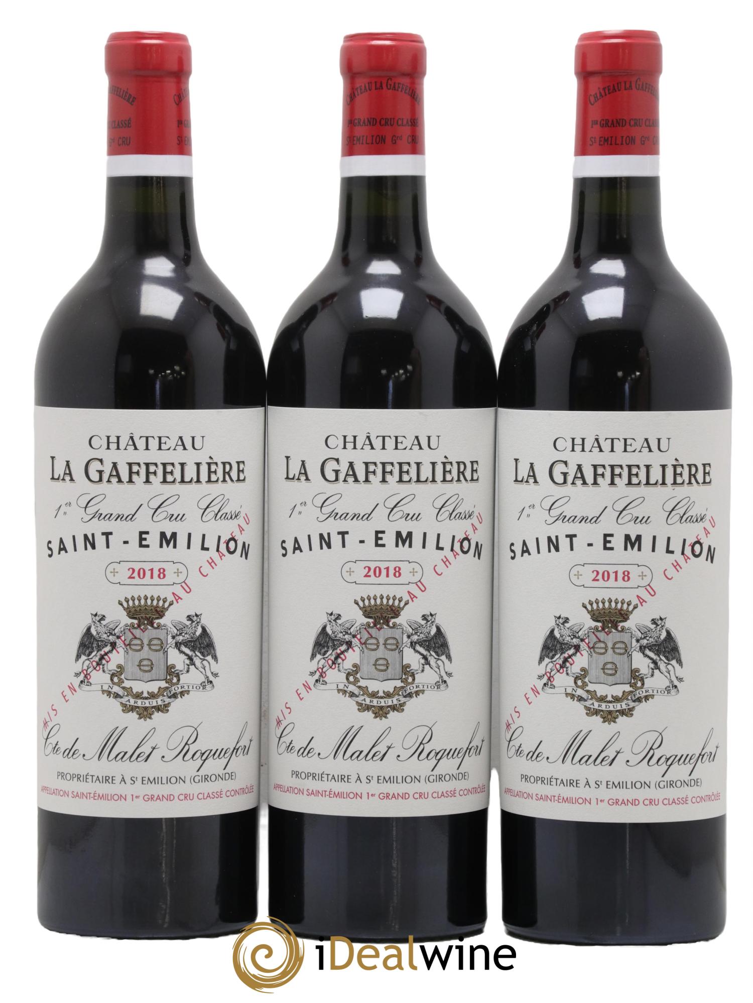 Château la Gaffelière 1er Grand Cru Classé B 2018 - Lot de 12 bouteilles - 3