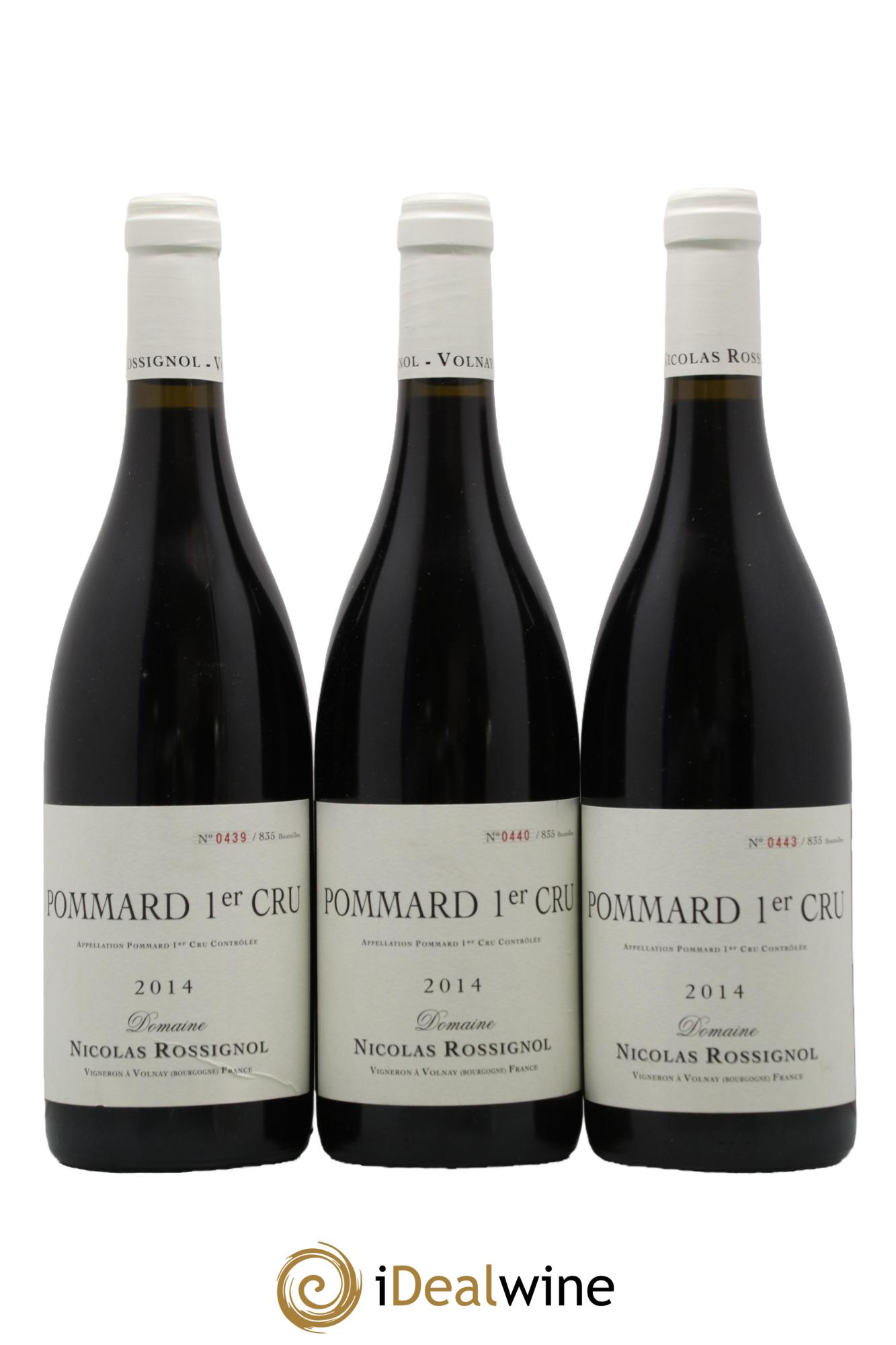 Pommard 1er Cru Nicolas Rossignol 2014 - Lot de 3 bouteilles - 0