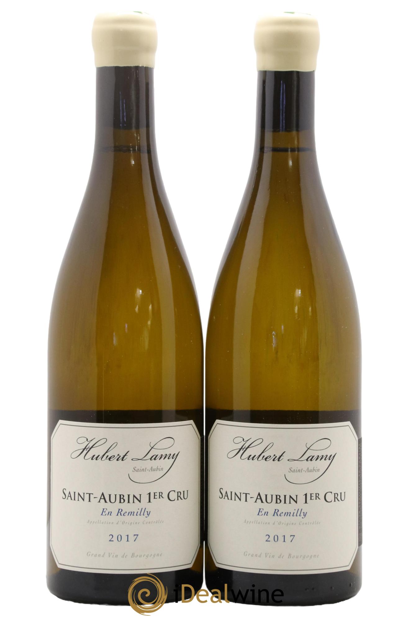Saint-Aubin 1er Cru En Rémilly Hubert Lamy 2017 - Lot de 2 bouteilles - 0