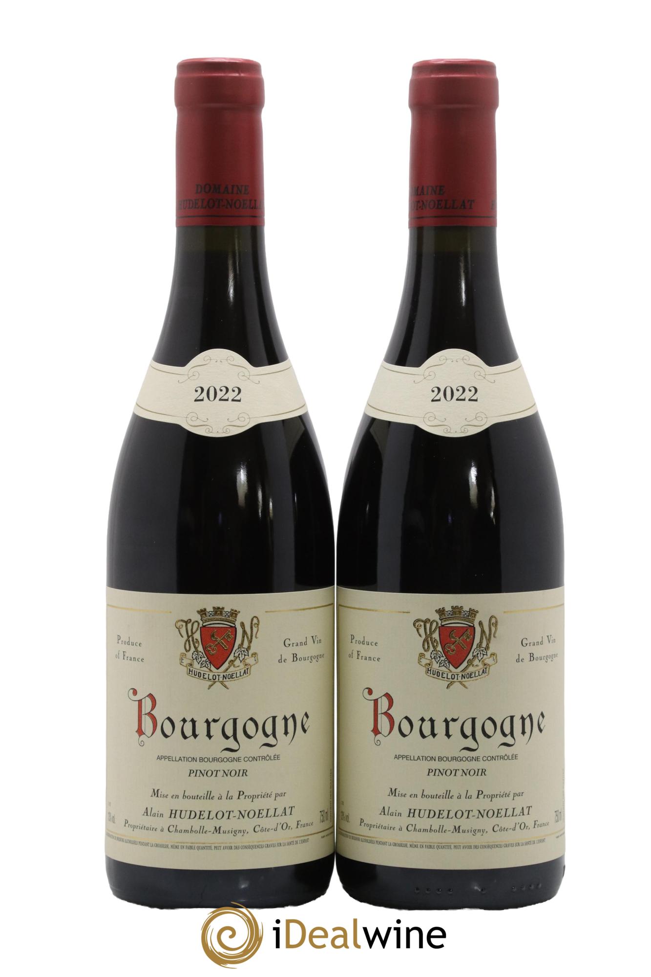 Bourgogne Hudelot-Noëllat 2022 - Lot de 2 bouteilles - 0