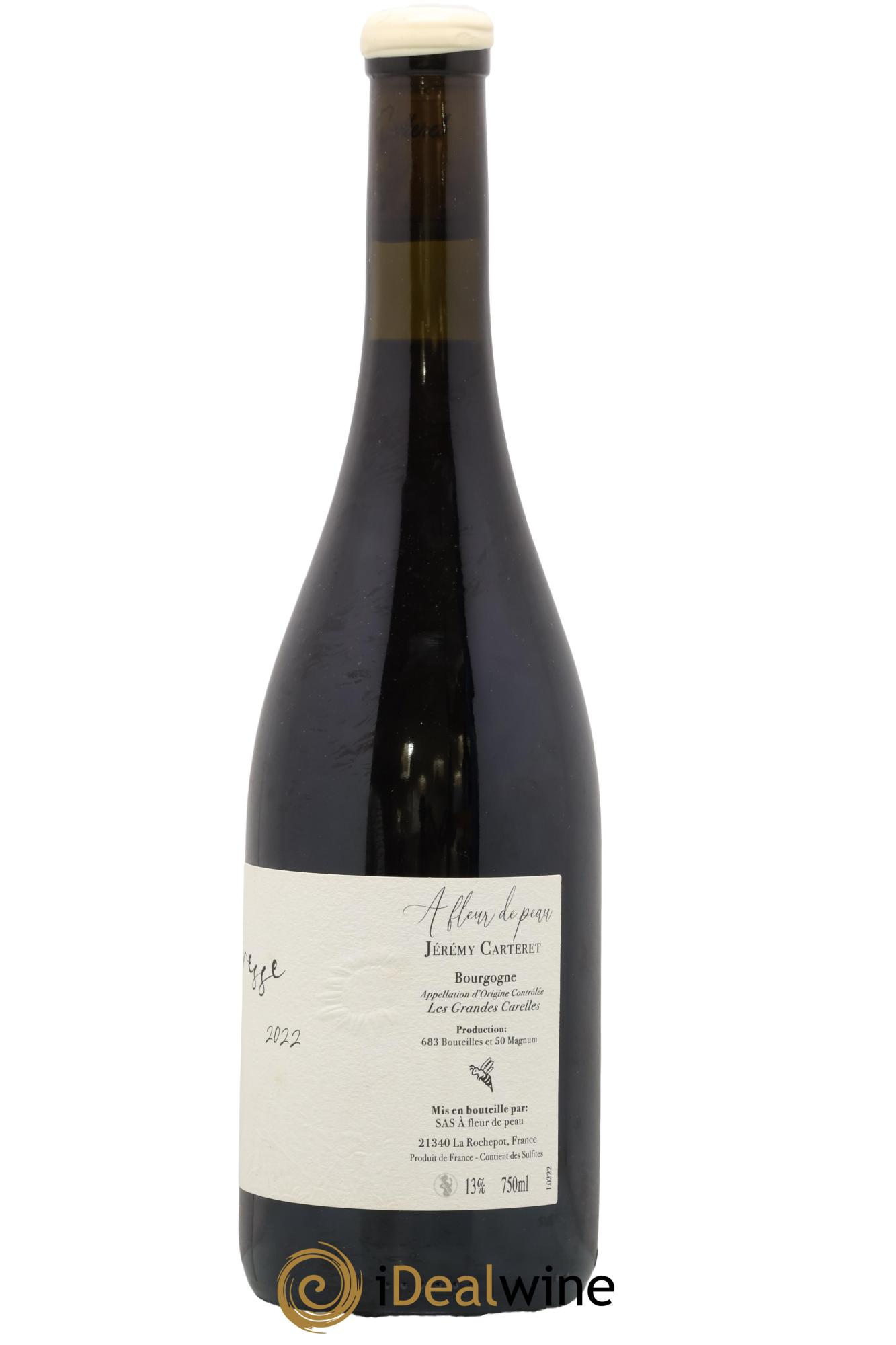 Bourgogne Les Grandes Carelles Jérémy Carteret 2022 - Lot de 1 bouteille - 1