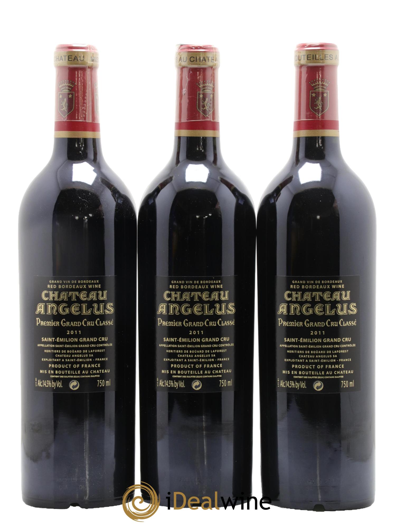 Château Angélus 1er Grand Cru Classé A 2011 - Lotto di 12 bottiglie - 8