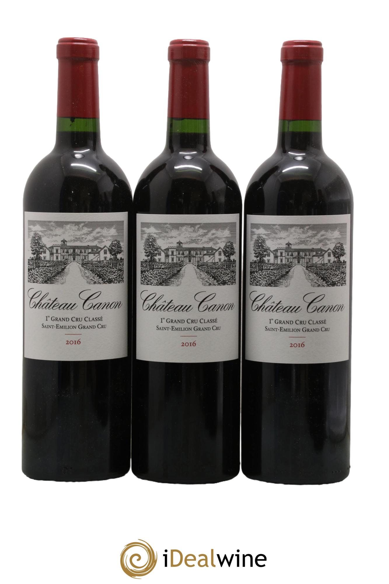 Château Canon 1er Grand Cru Classé B  2016 - Lot of 6 bottles - 1