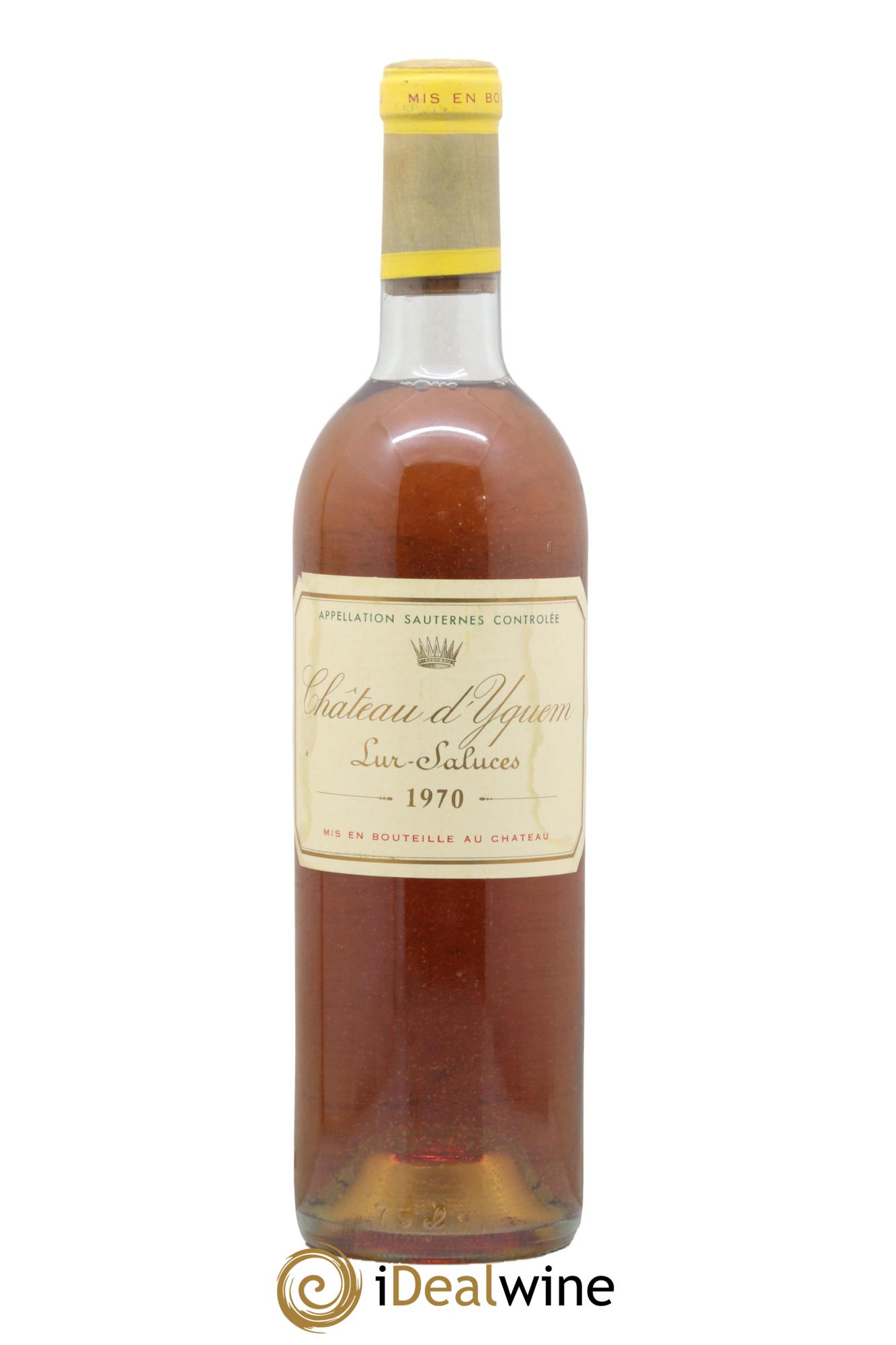 Château d' Yquem 1er Cru Classé Supérieur 1970 - Lot de 1 bouteille - 0