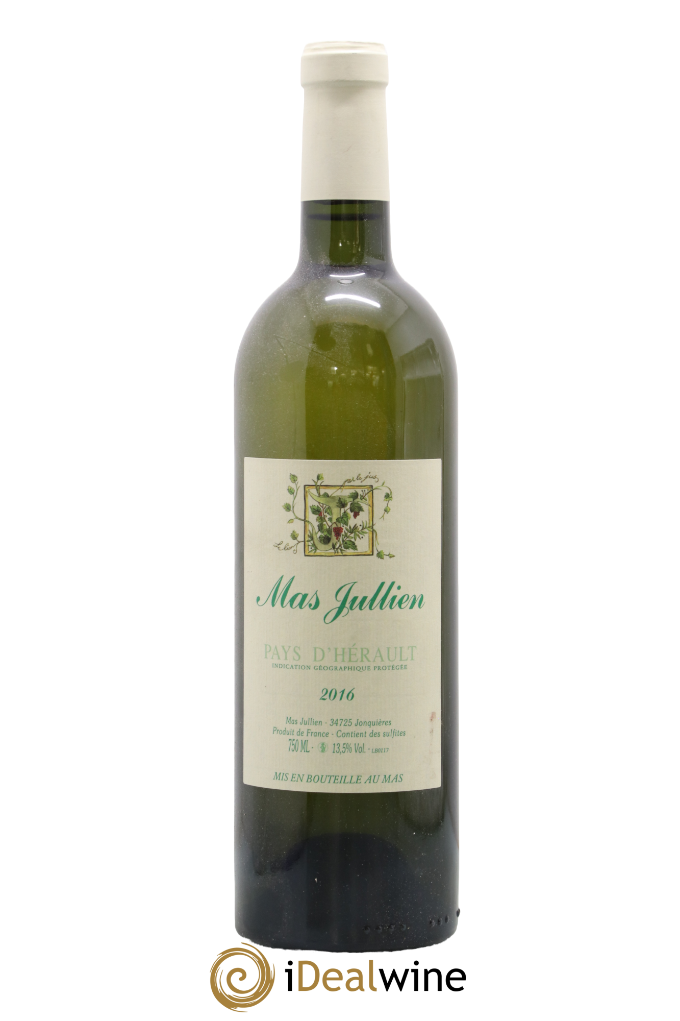 Pays d'Hérault Mas Jullien Olivier Jullien 2016 - Lot de 1 bouteille - 0